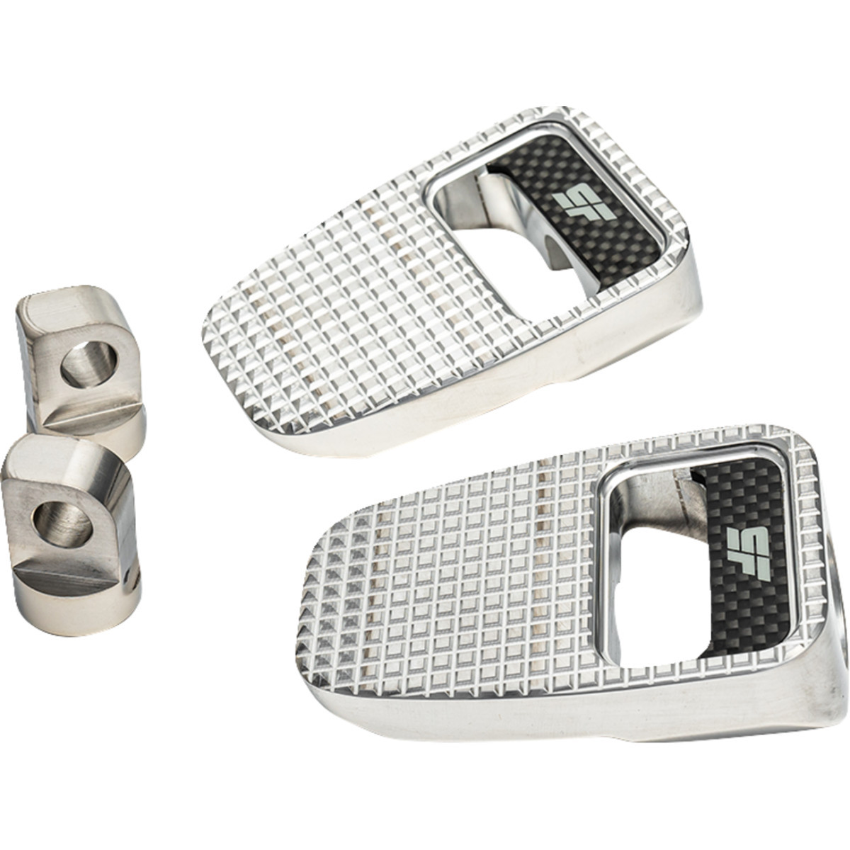 Slyfox #SF-904-00-2 - Foot Pegs - Silver Polished