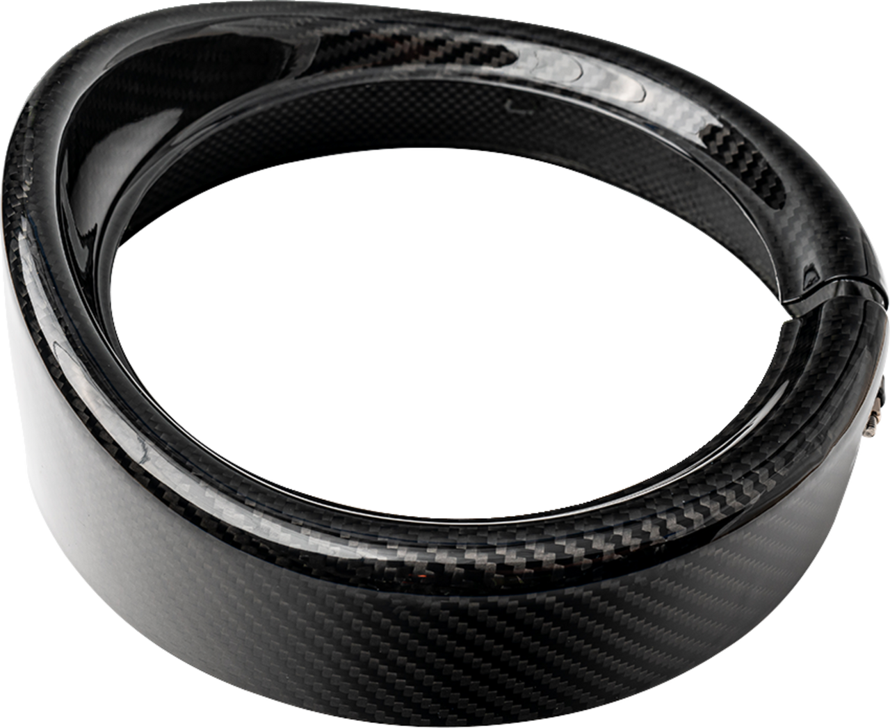 Headlight Trim w/ Visor - 7" - Gloss - Lutzka's Garage