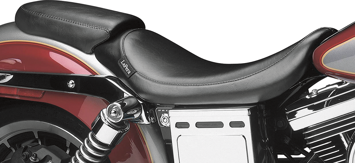 Le Pera #LGK-001P - Bare Bones Pillion Pad - Smooth - Black - FL/FXD '06-'17