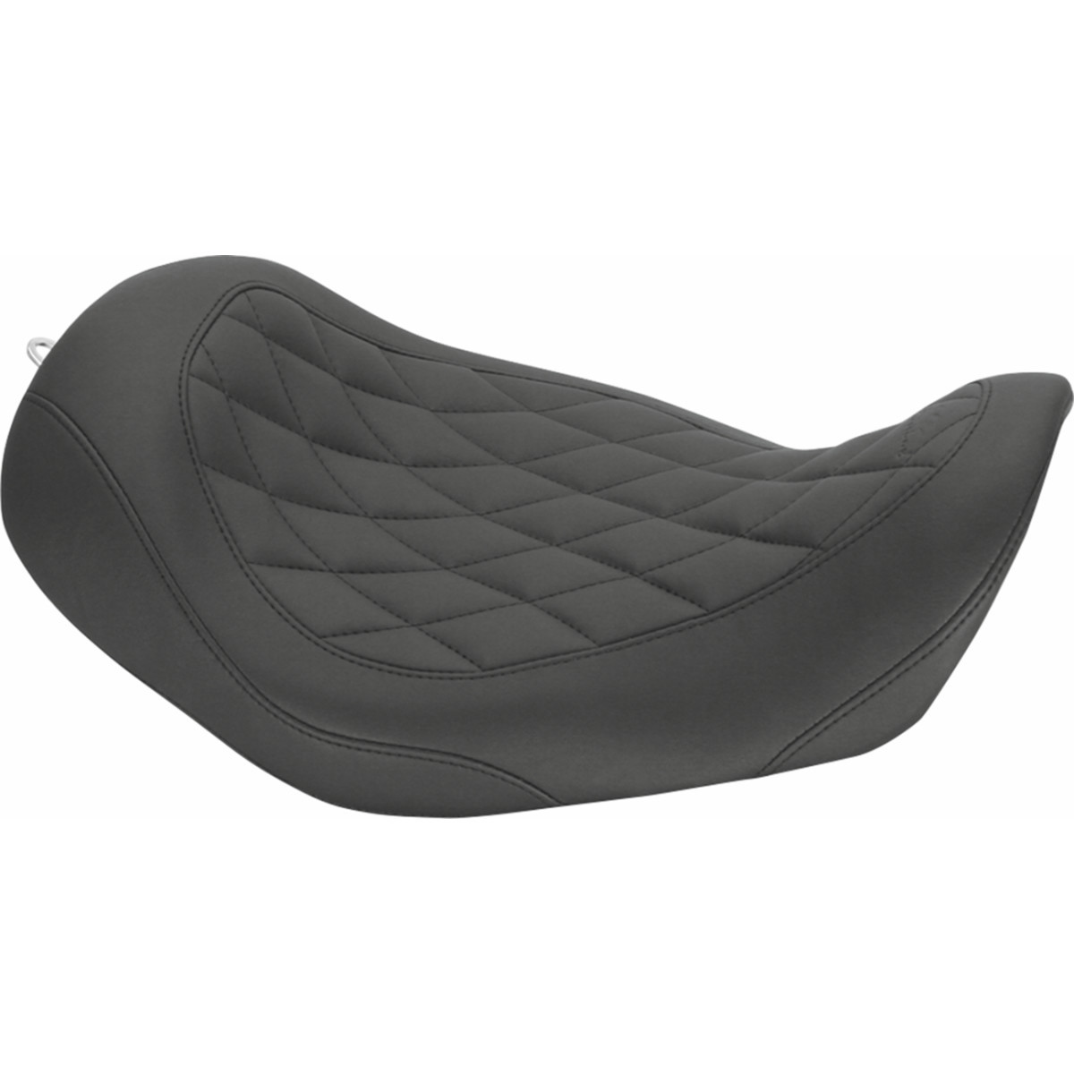 Mustang #76704 - Seat - Wide Tripper™ Solo - without Backrest - Diamond - Black