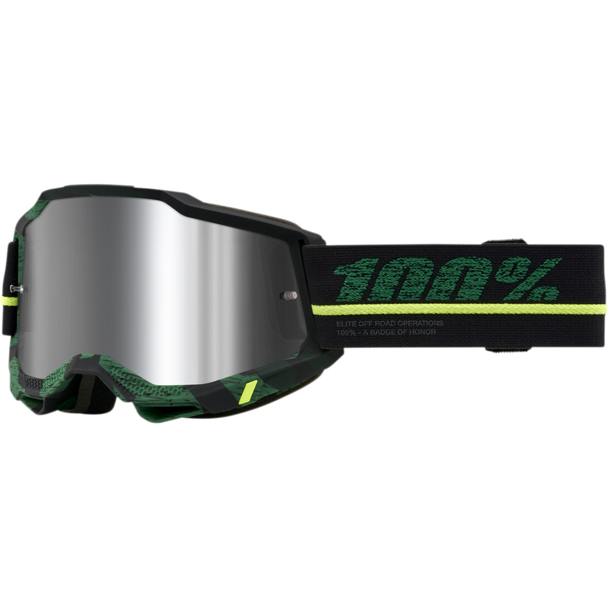 100% #50014-00011 - Accuri 2 Goggle - Overlord - Silver Mirror Lens