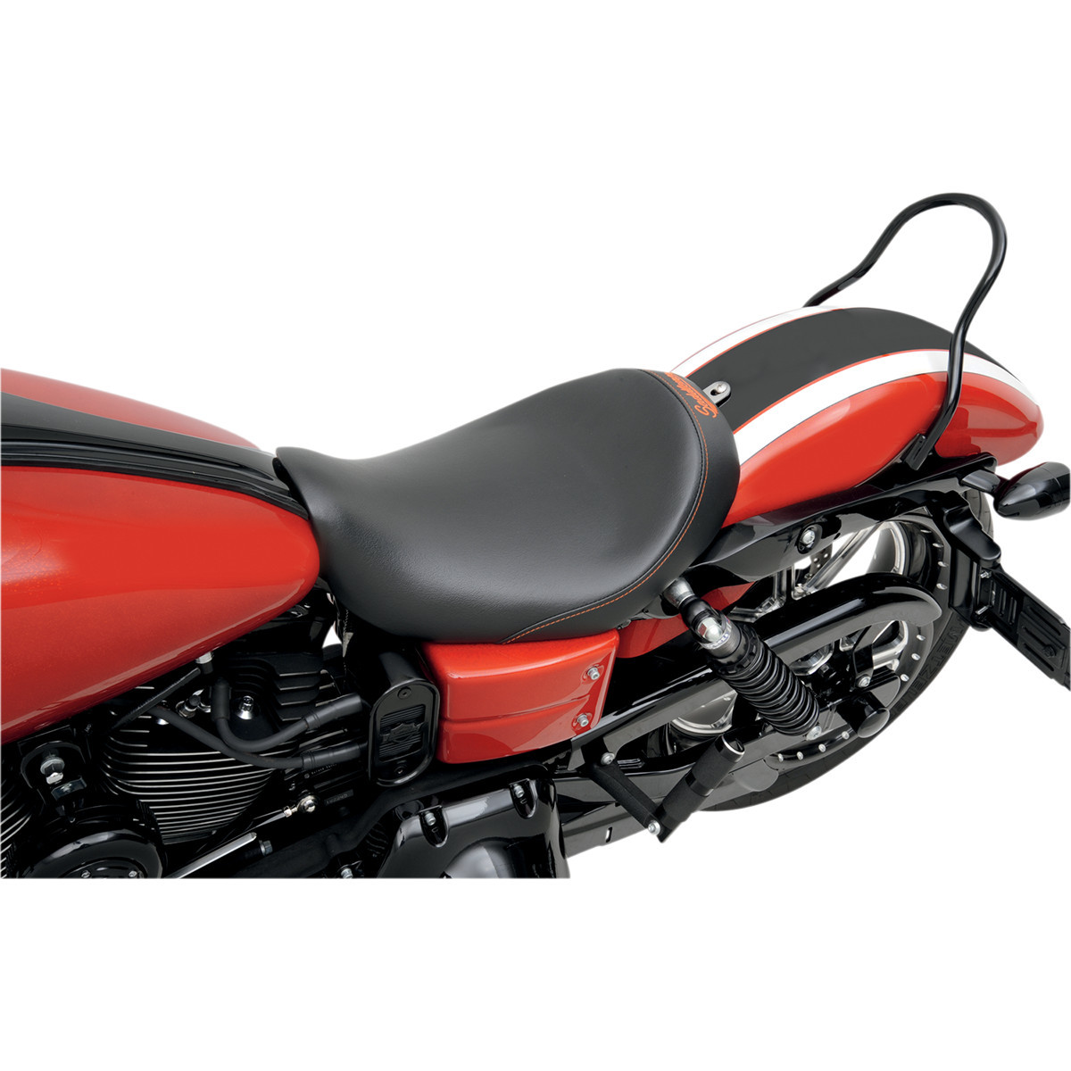 Saddlemen #806-04-002 - Renegade™ Solo Seat - Black - Dyna