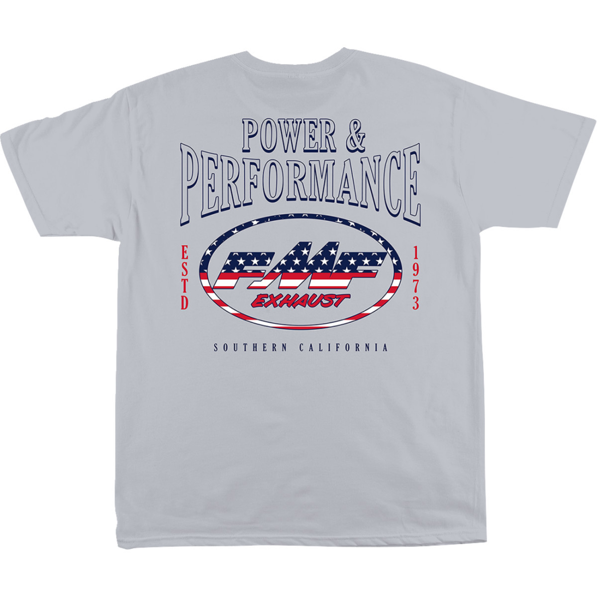 FMF #SU24118908SILLG - Rally T-Shirt - Silver - Large