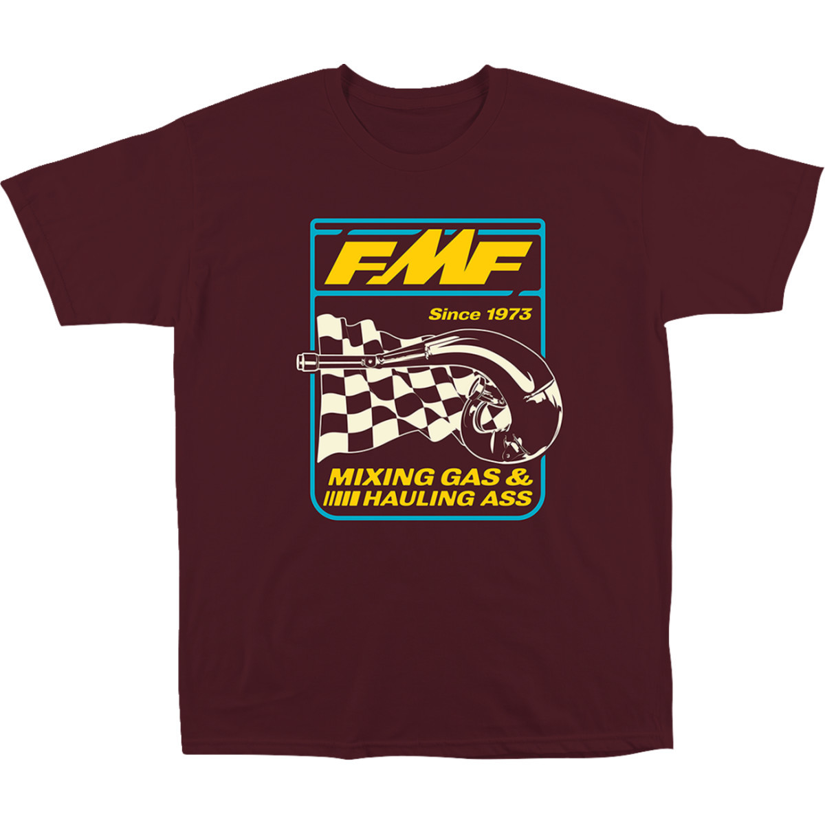 FMF #SU24118901MRNLG - Metalworks T-Shirt - Maroon - Large