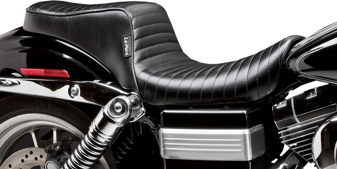 Le Pera #LK-021PT - Cherokee Seat - Pleated - Black - FL/FX '06-'17
