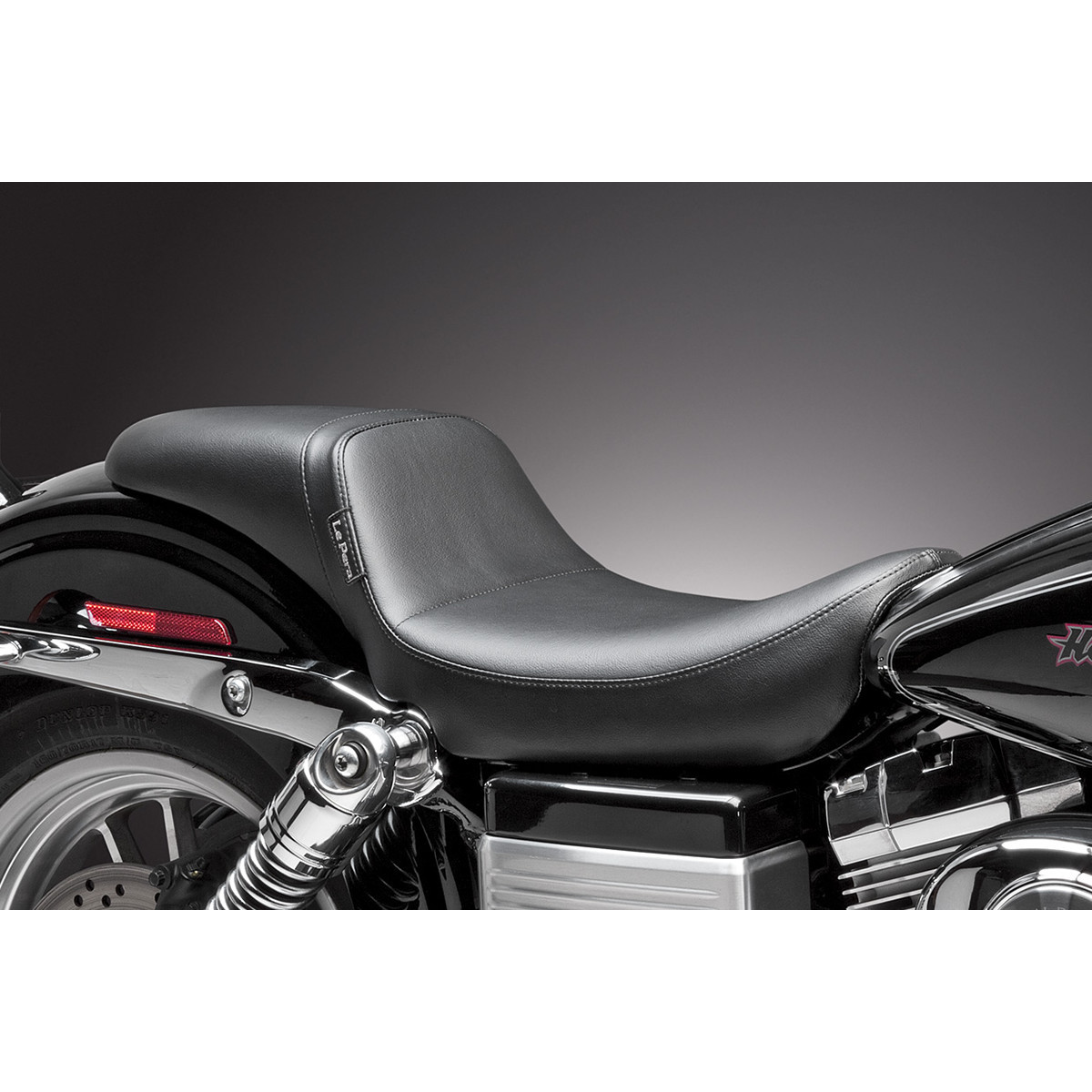 LE Pera #LK-510DL - Daytona Daddy Long Legs Seat - Black - Dyna '06-'17