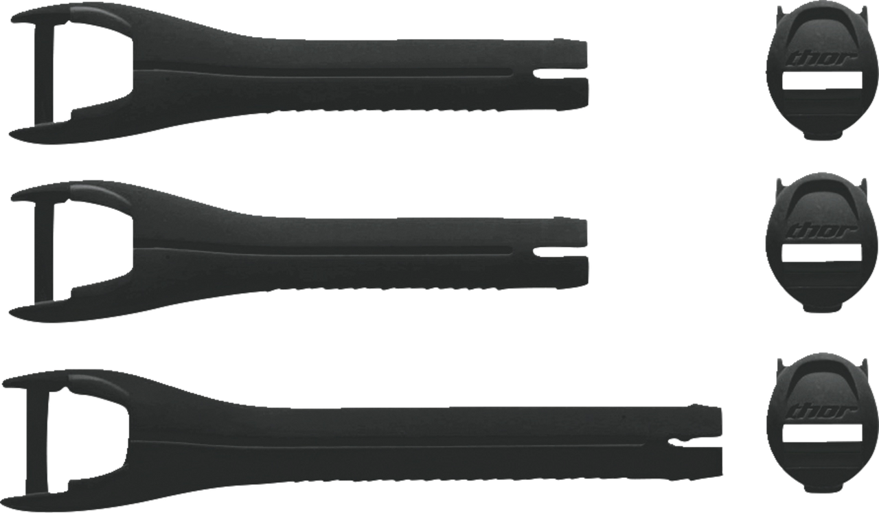Youth Blitz XR Boots Strap Kit - Black/White - Lutzka's Garage