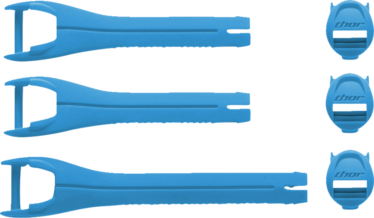 Youth Blitz XR Boots Strap Kit - Blue/Black - Lutzka's Garage