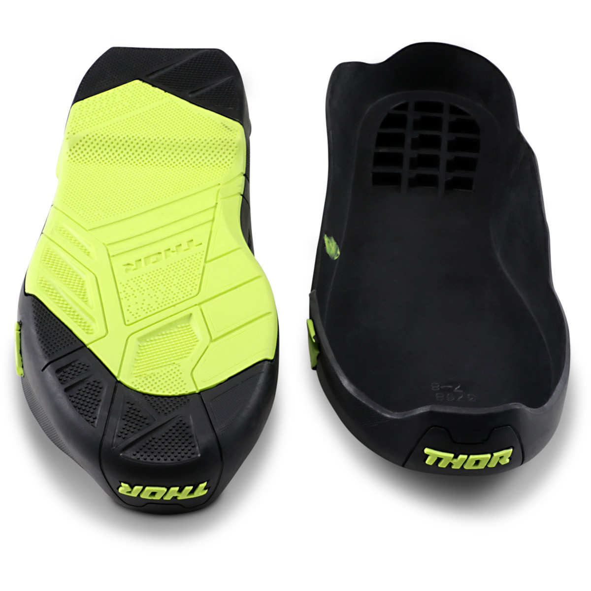 Thor - Radial Boots Replacement Outsoles - Black/Yellow Fluorescent - Size 12-13