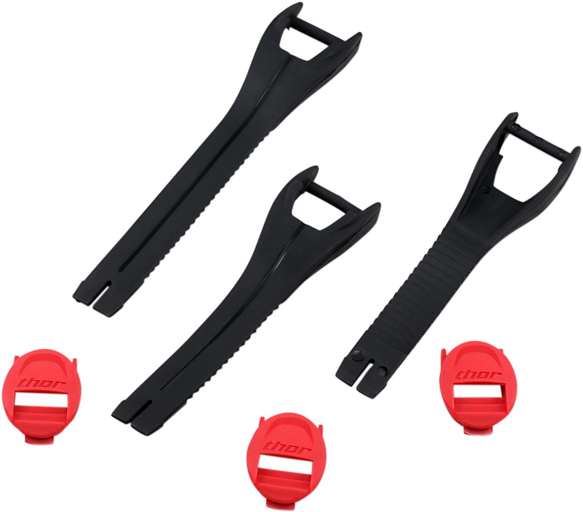 Blitz XP MX Boot Straps - Youth - Red/Black - Size 1-7 - Lutzka's Garage