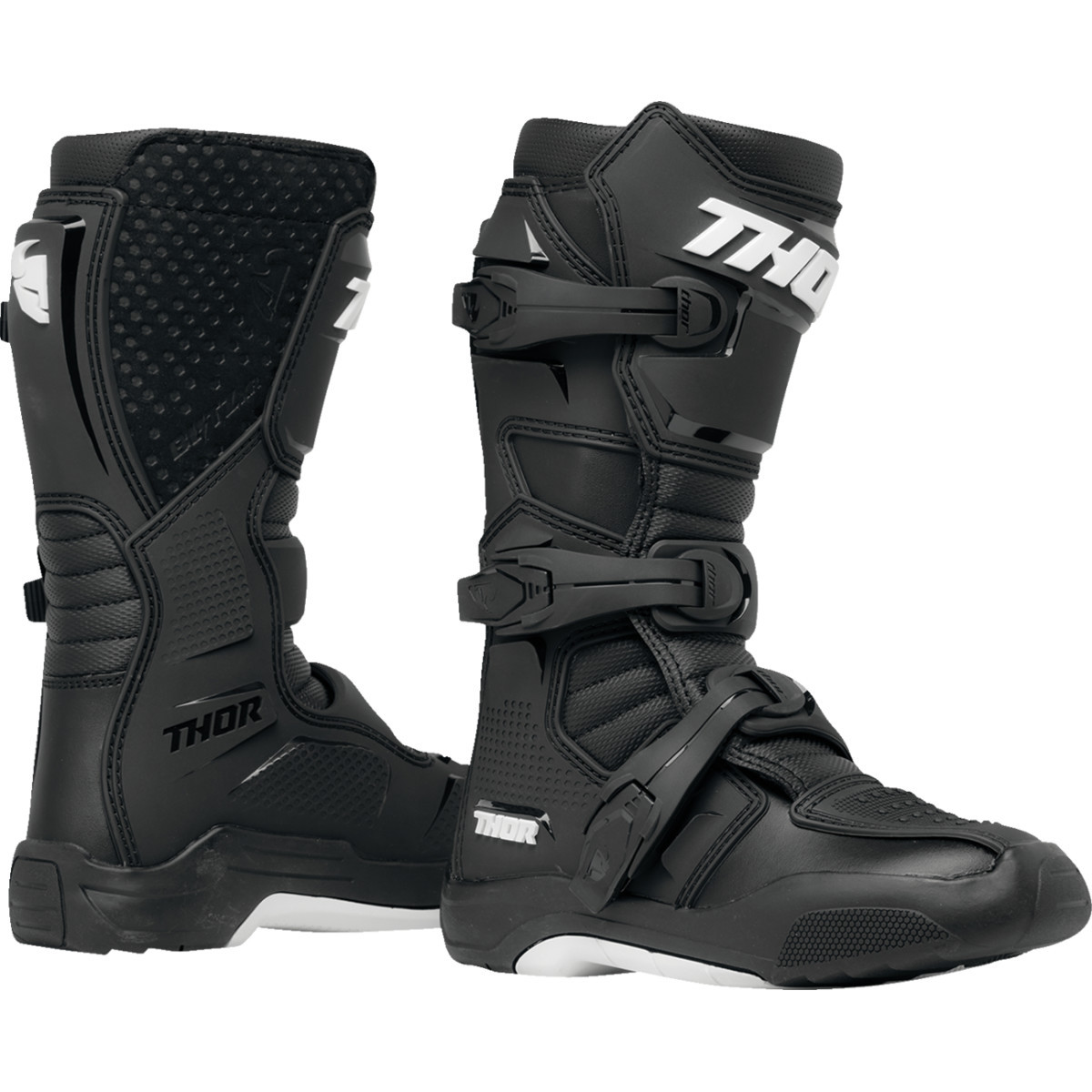 Thor - Youth Blitz XR Boots - Black/White - US 1