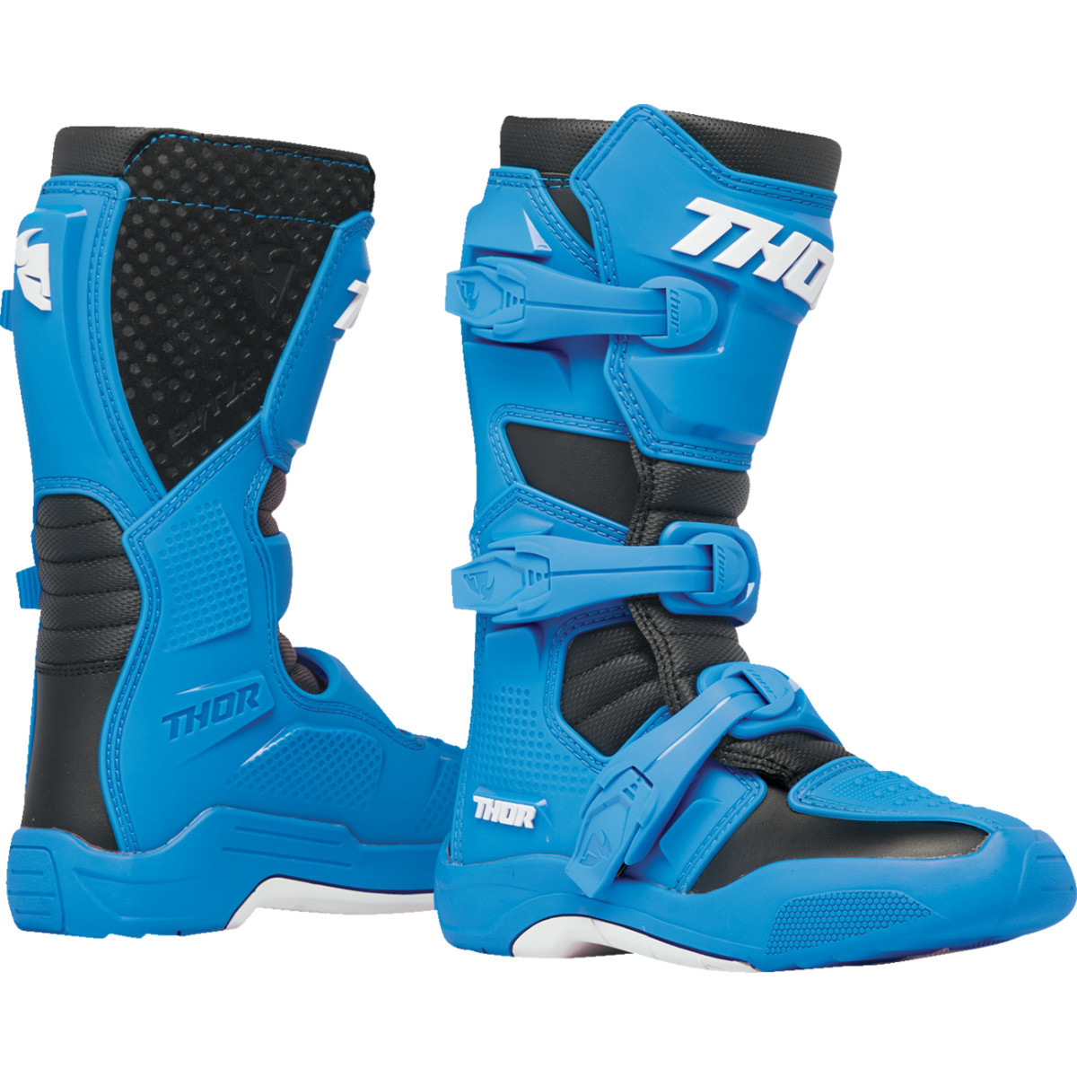 Thor - Youth Blitz XR Boots - Black/Blue - US 3
