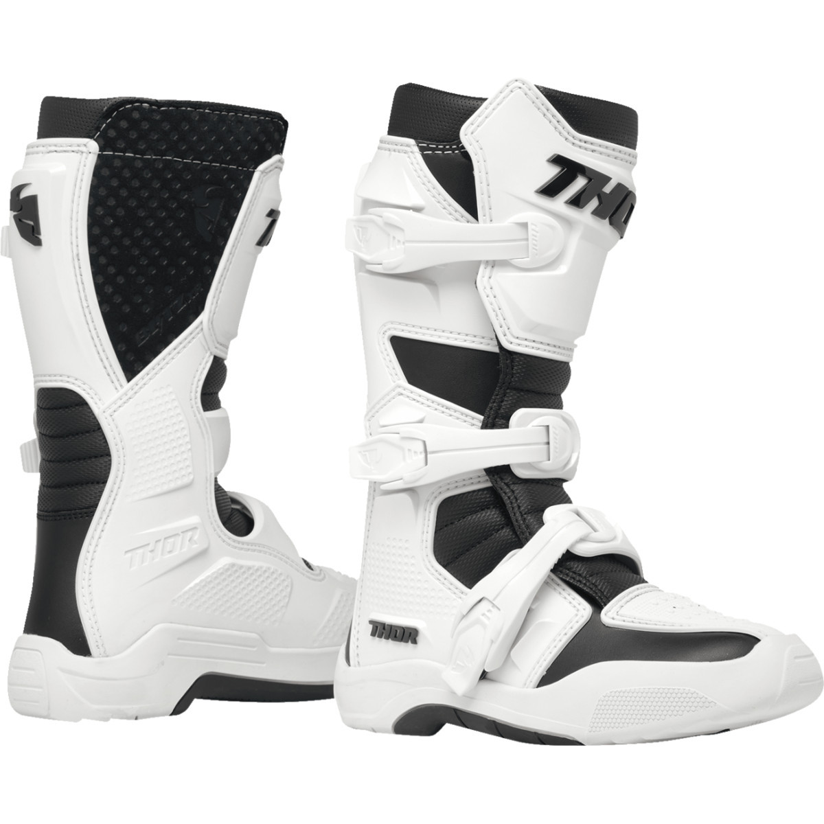 Thor - Youth Blitz XR Boots - White/Black - US 3