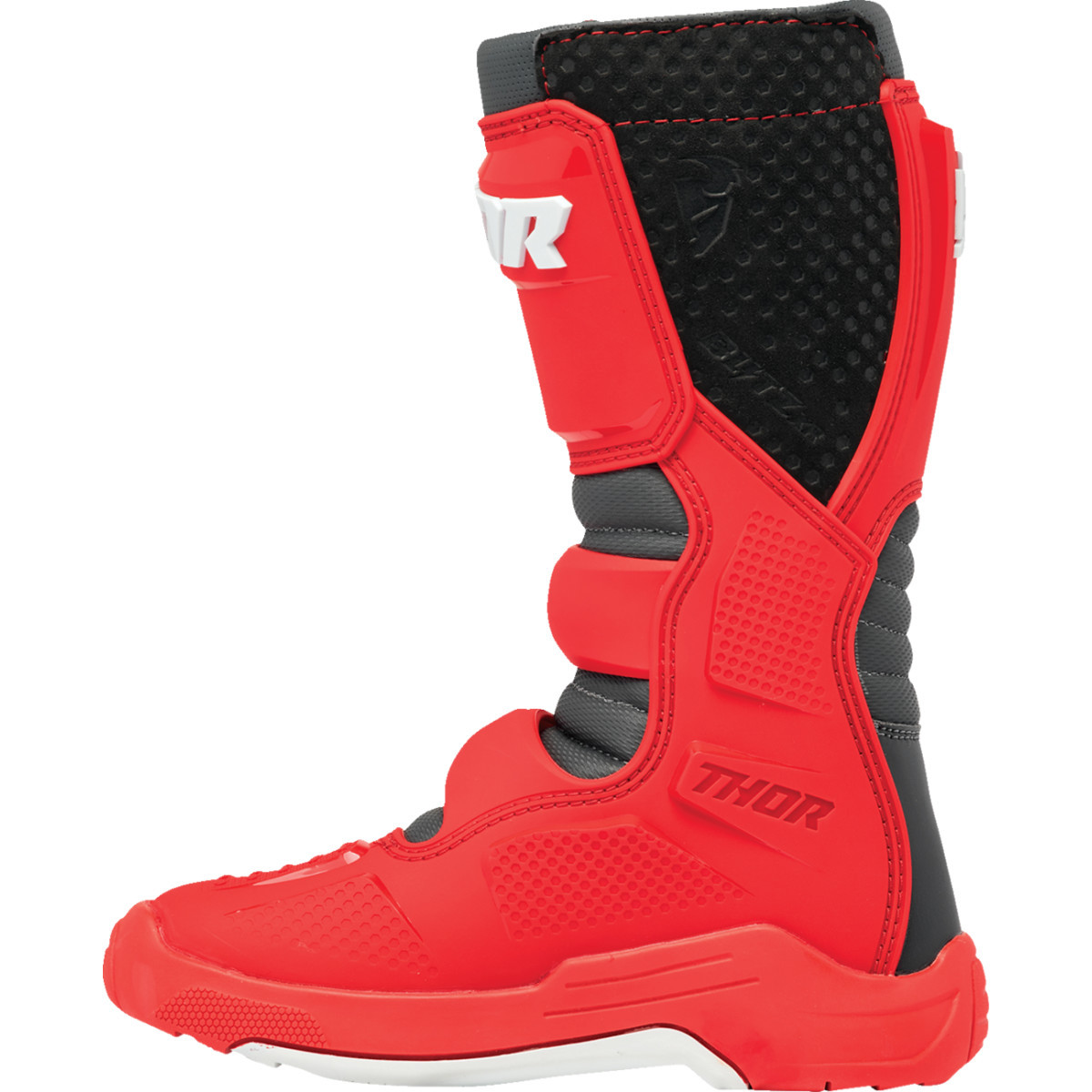Thor - Youth Blitz XR Boots - Red/Charcoal - US 3