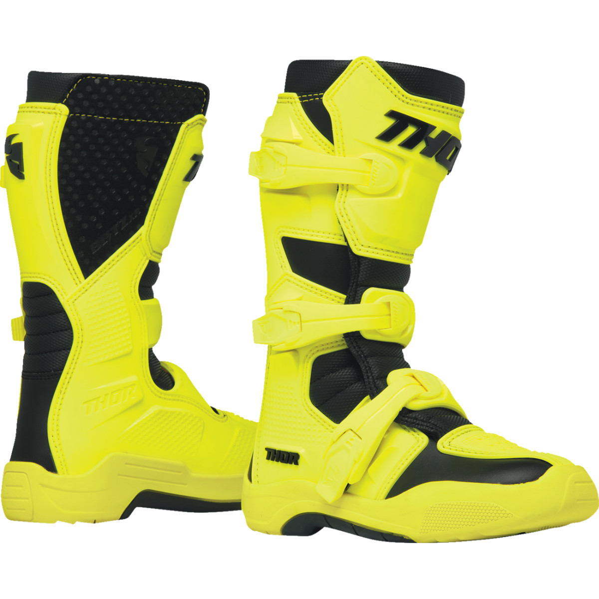 Thor - Youth Blitz XR Boots - Acid/Black - US 4