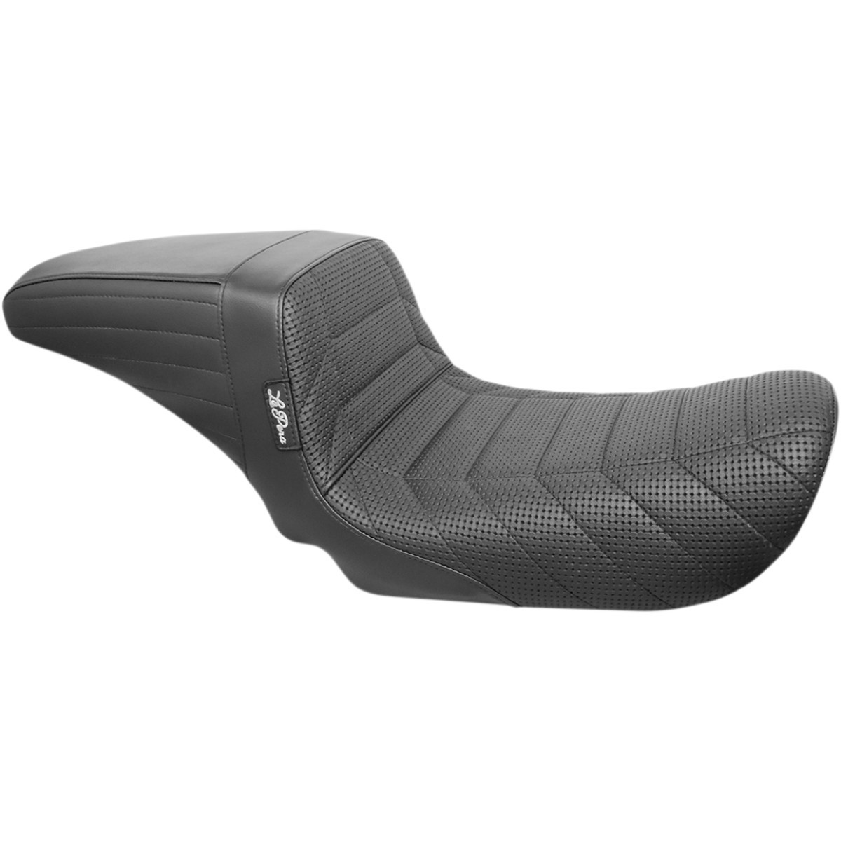LE Pera #LK-591TRKPT - Kickflip Seat - Flat Track Stitch - Black - FXD '06-'17