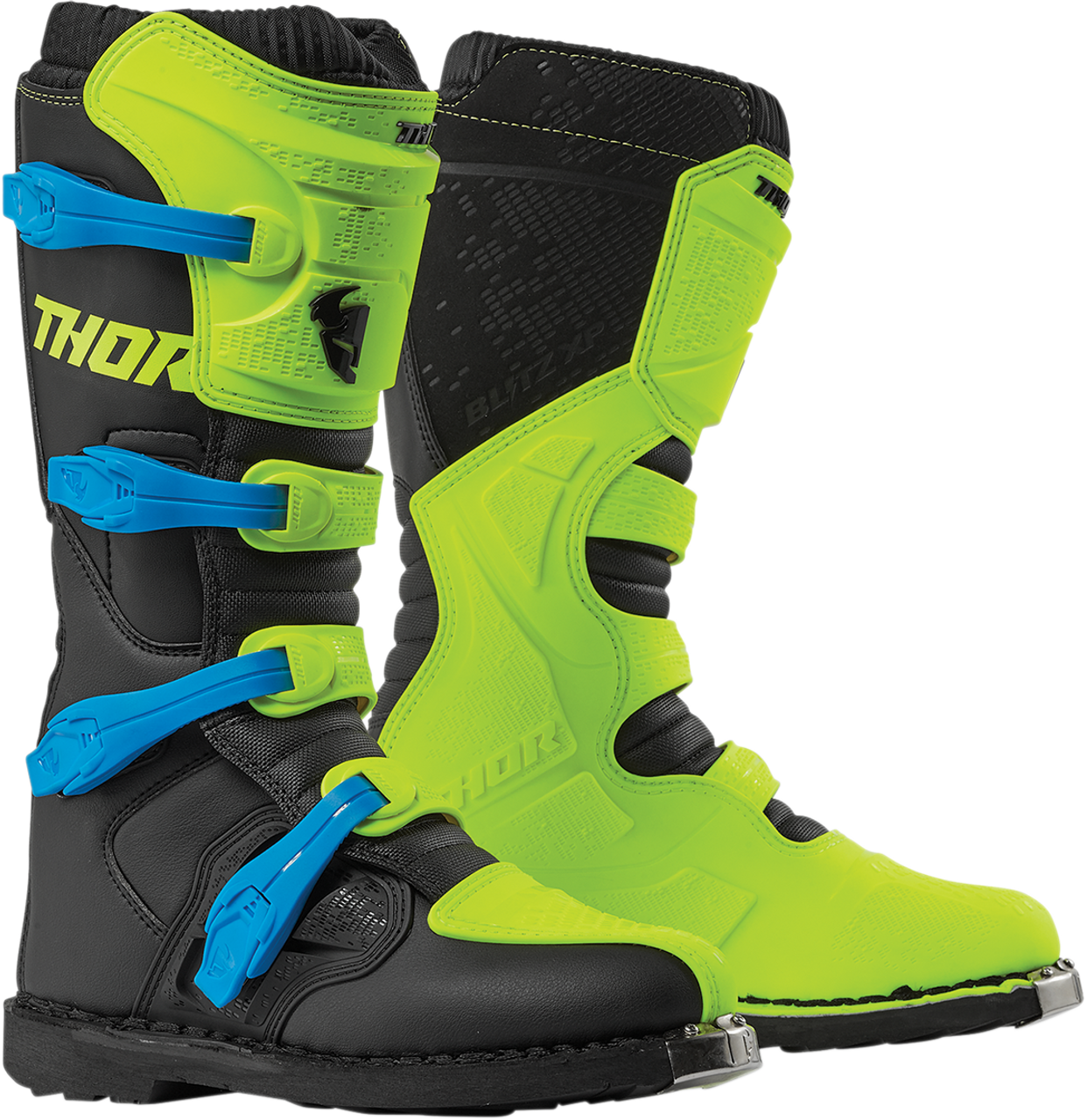 Blitz XP Boots - Fluorescent Acid/Black - Size 7 - Lutzka's Garage