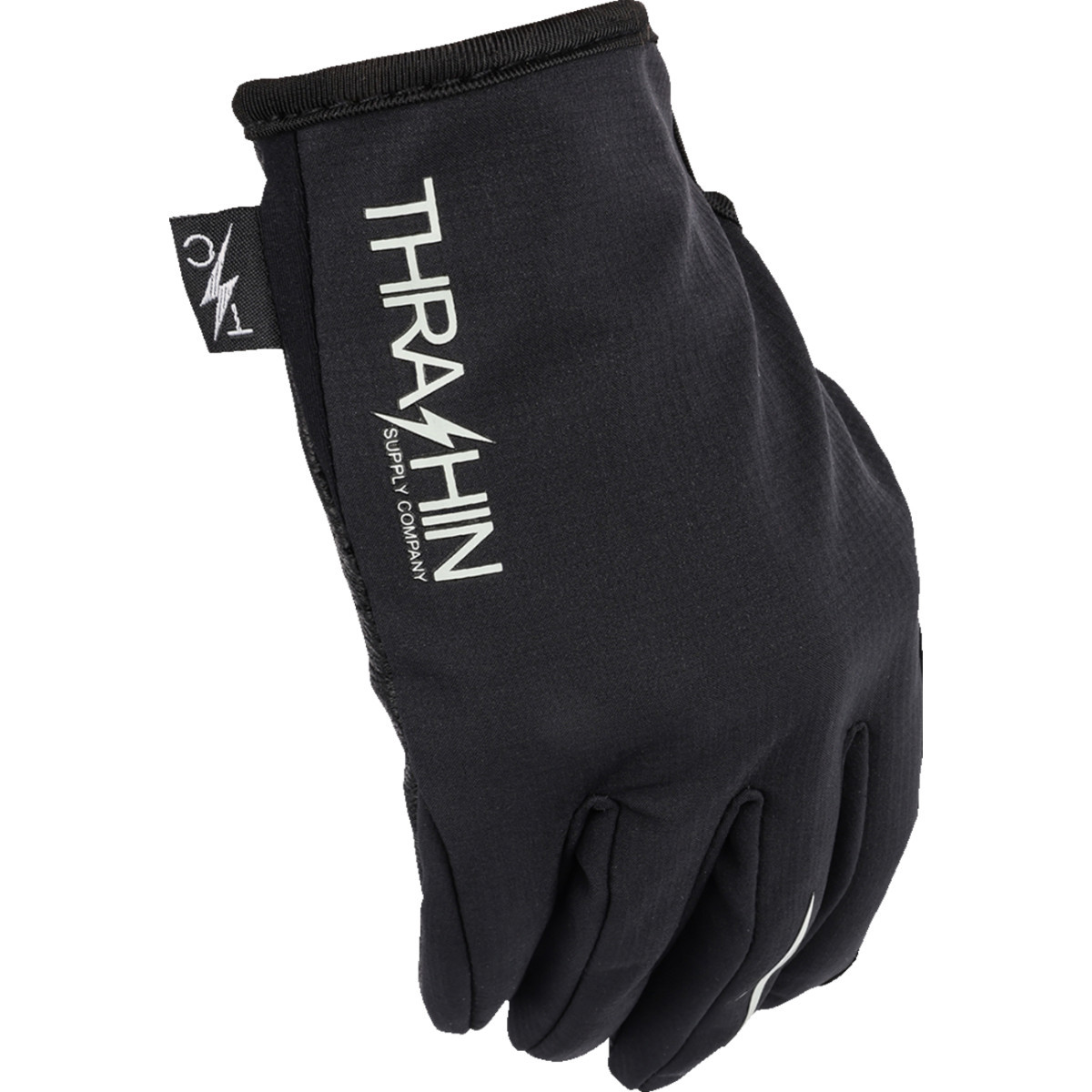 Thrashin Supply CO. #SV1-19-12 - Windbreaker Stealth Gloves - Black - 2XL