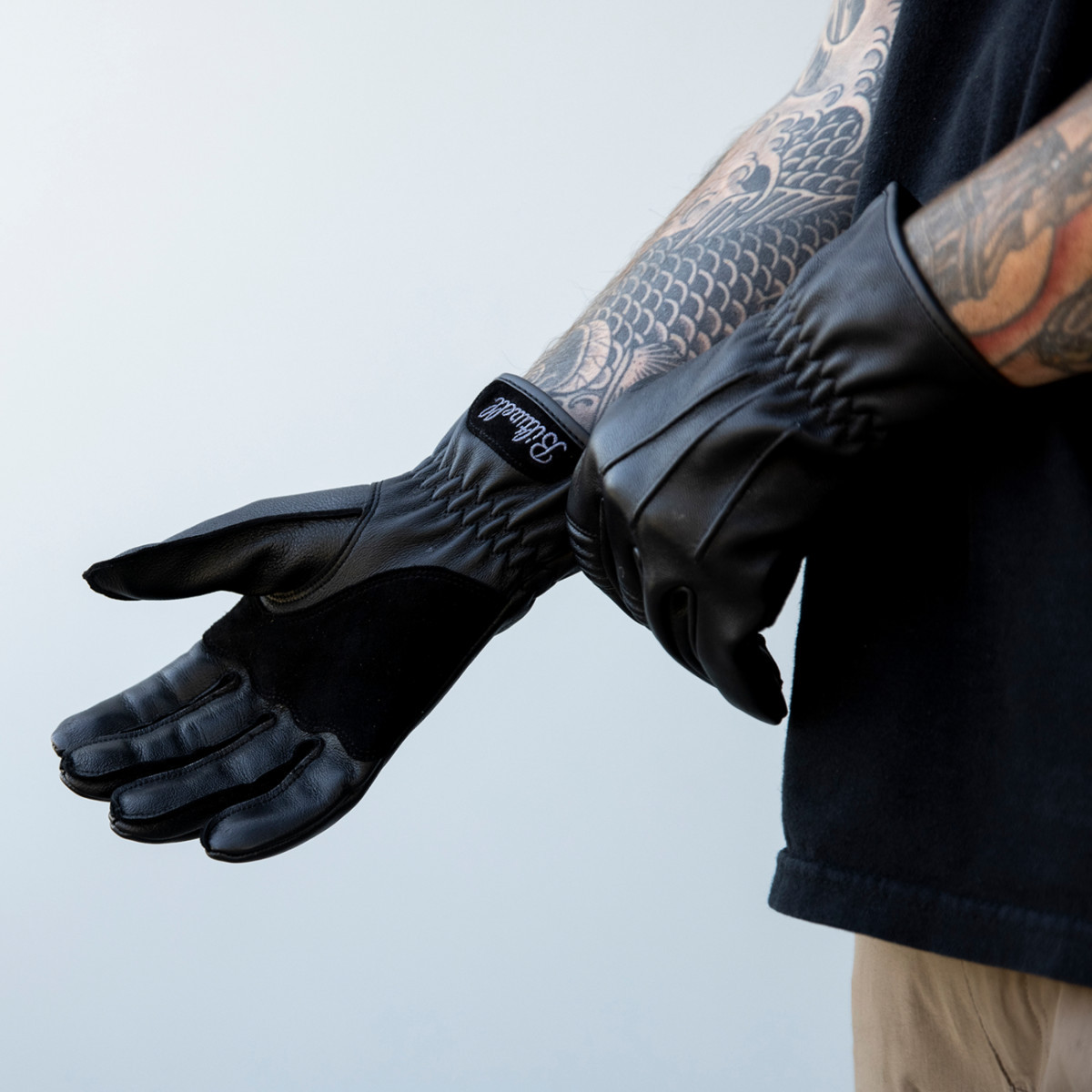 Biltwell #1510-0101-004 - Work 2.0 Gloves - Black - Large