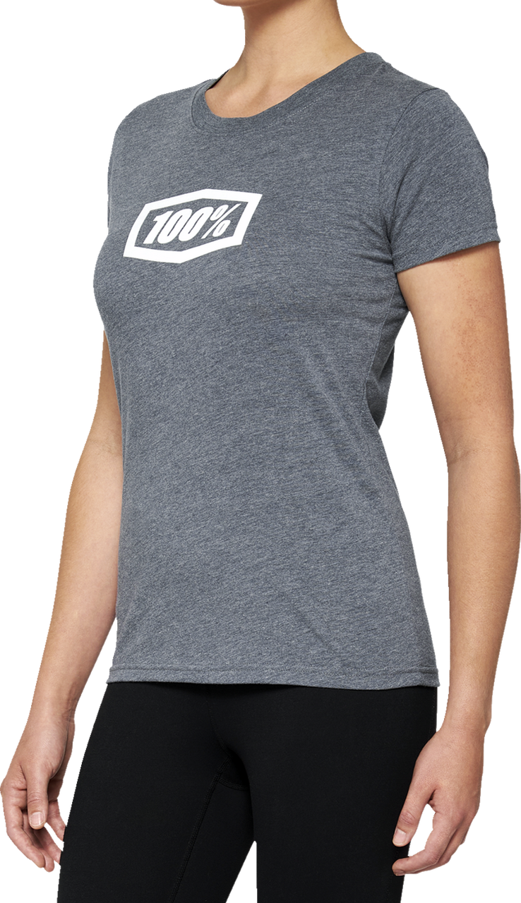 Womens Icon T-Shirt - Heather Gray - Small - Lutzka's Garage