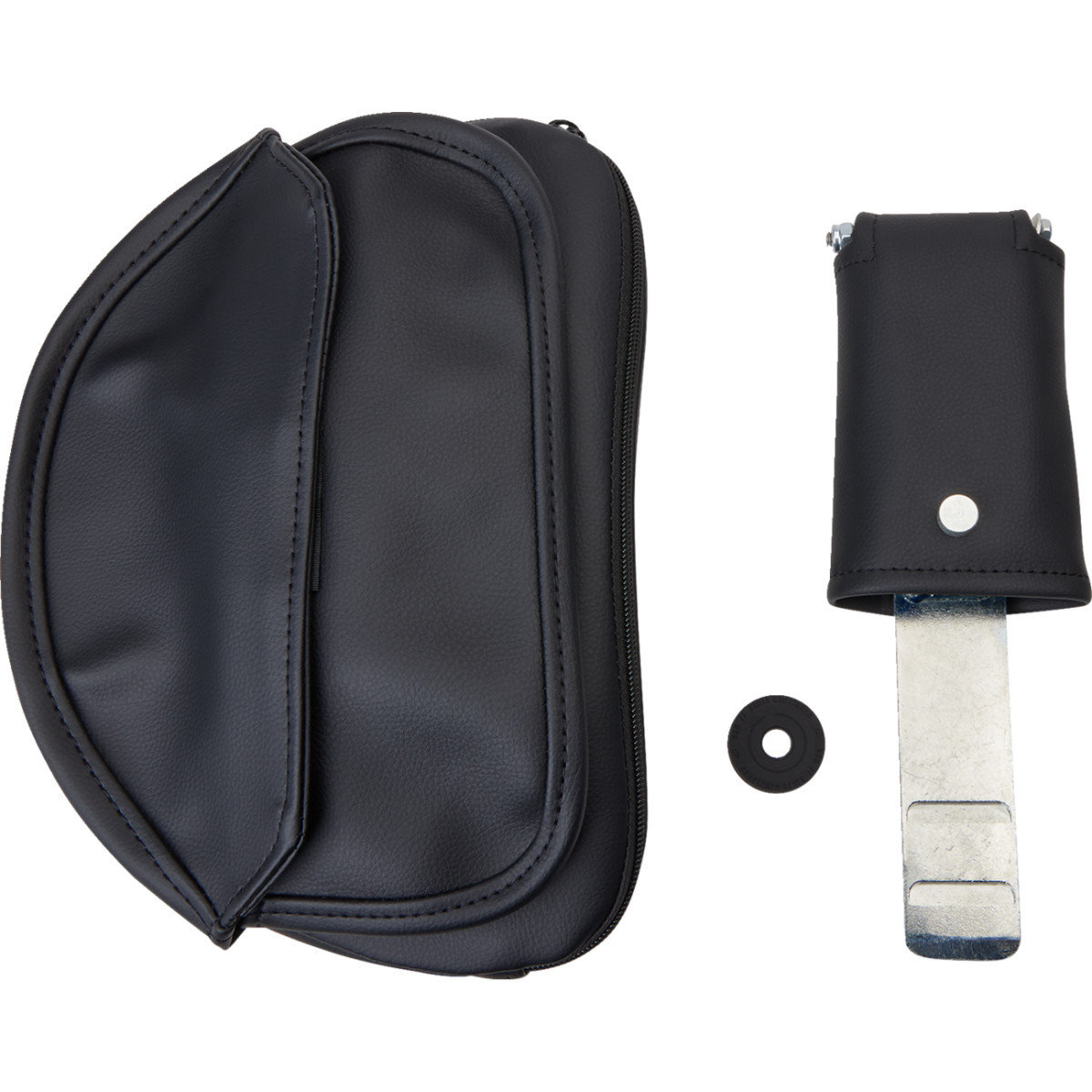 Saddlemen #807-03-030 - Seat - Explorer™ - With Backrest - Stitched - Black - XL '04-'20