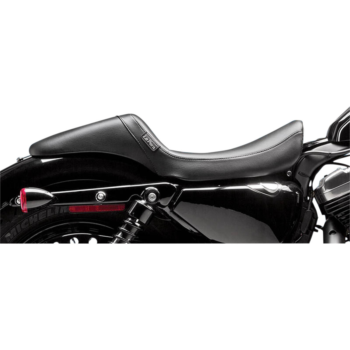 LE Pera #LC-542DLS - Daytona Sport Daddy Long Legs Seat - Smooth - Black - XL '04-'22