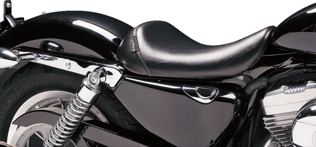 Le Pera #LF-006P - Bare Bones Pillion Pad - Smooth - Black - XL '04-'22