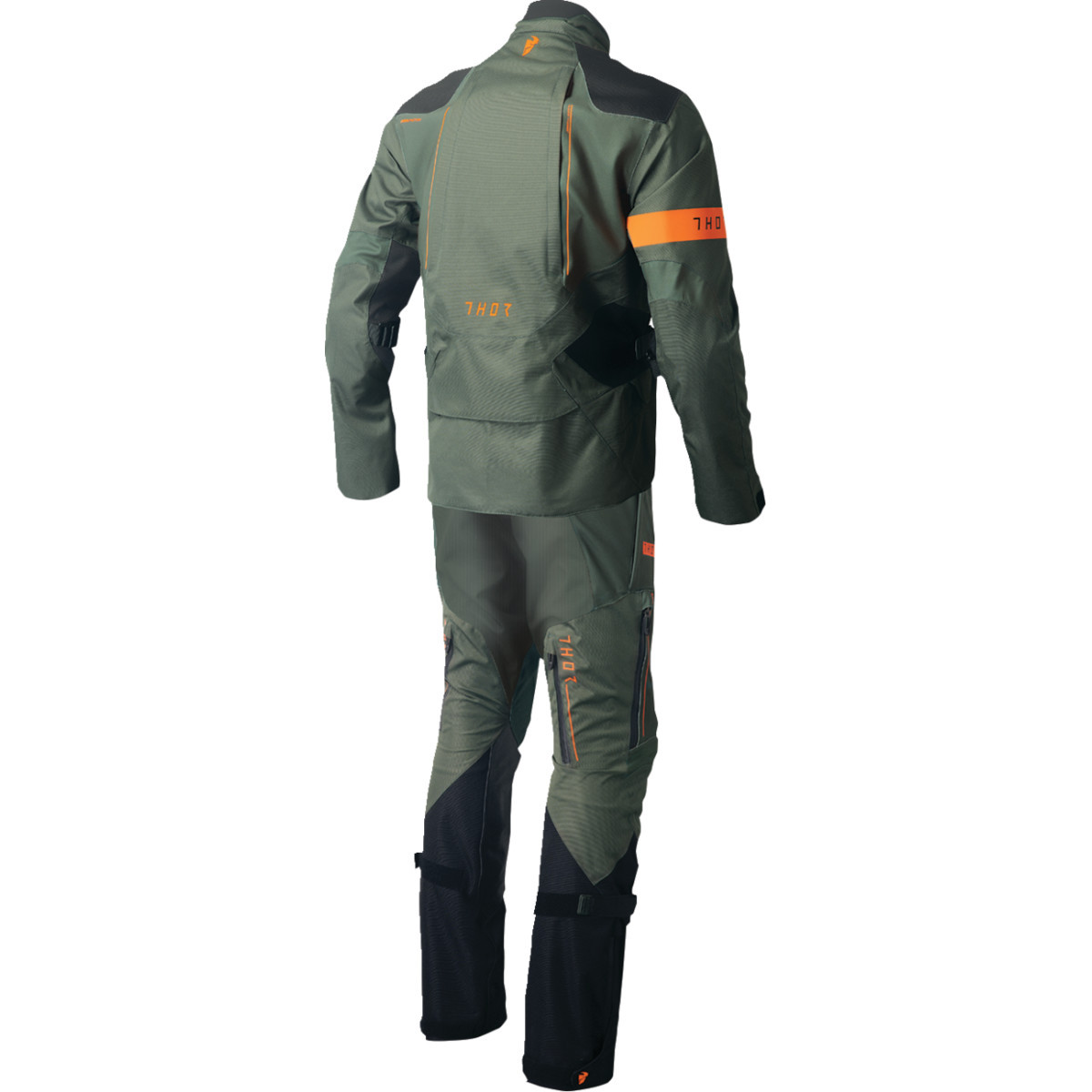 Thor - Range Jersey - Army Green/Orange - Small
