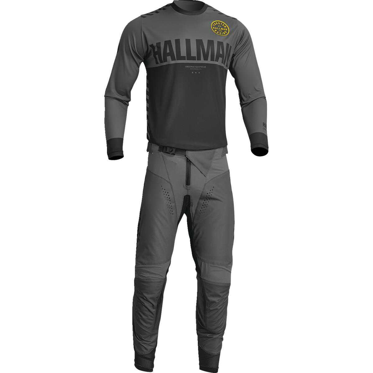 Thor - Differ Slice Jersey - Charcoal/Black - 2XL
