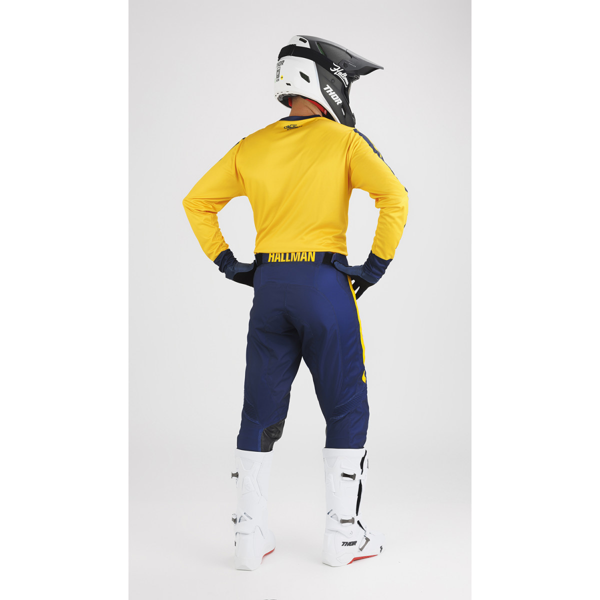 Thor - Hallman Differ Roosted Jersey - Lemon/Navy - XL
