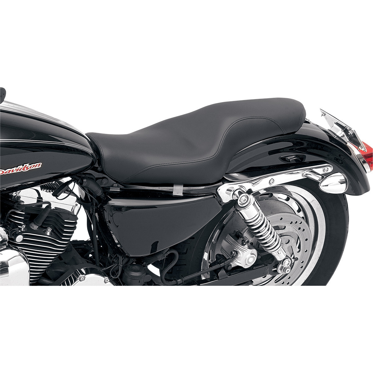 Saddlemen #807-03-047 - Seat - Profiler™ - Black - Smooth - Sportster '04-'20