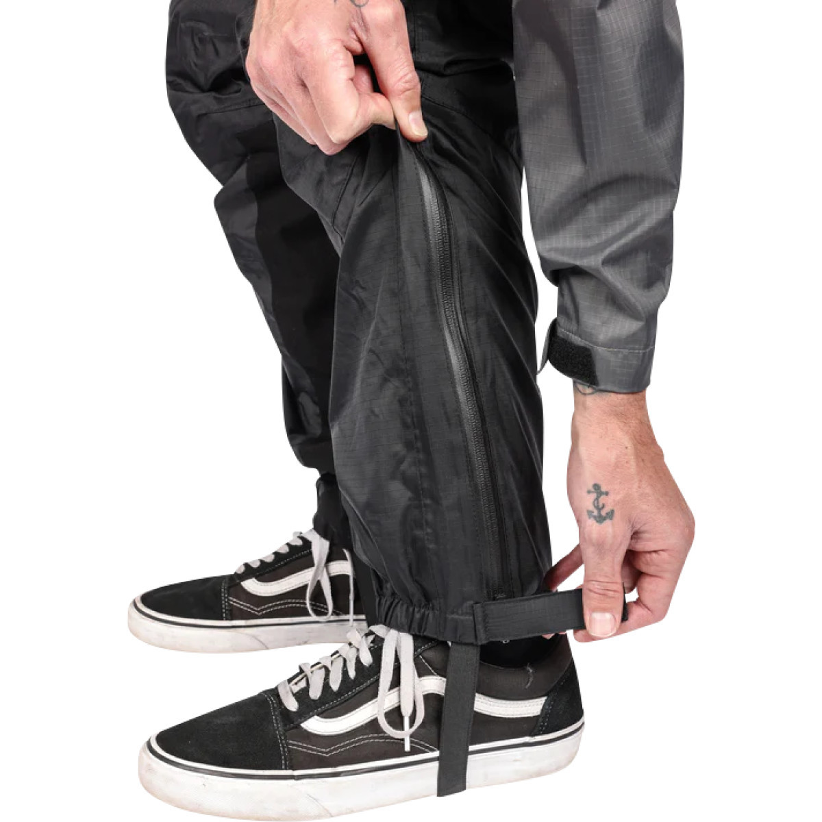 Thrashin Supply CO. #TMJ-08-10 - Mission Rain Pants - Black - L/XL