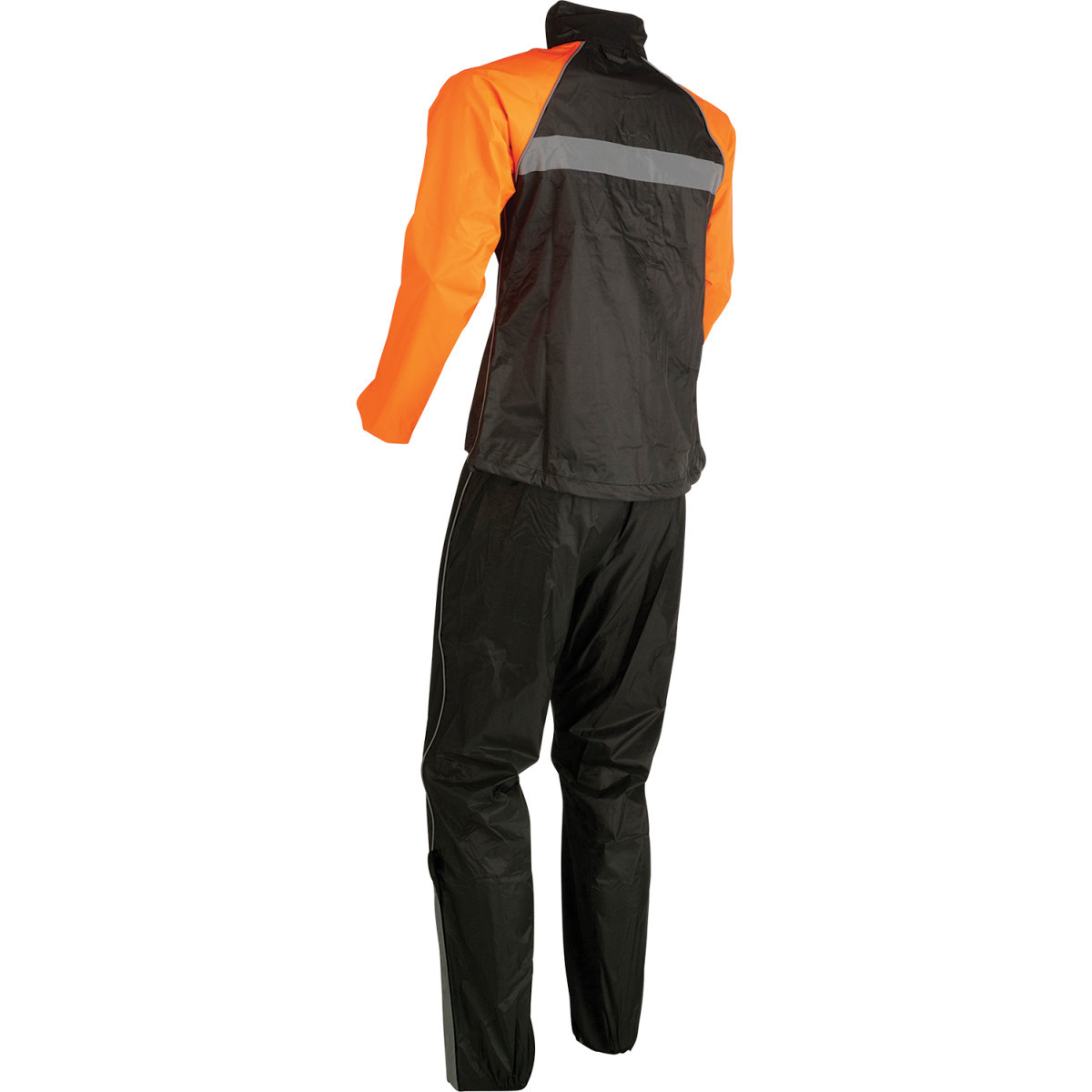 Z1R - Women's 2-Piece Rainsuit - Black/Orange - 2XL