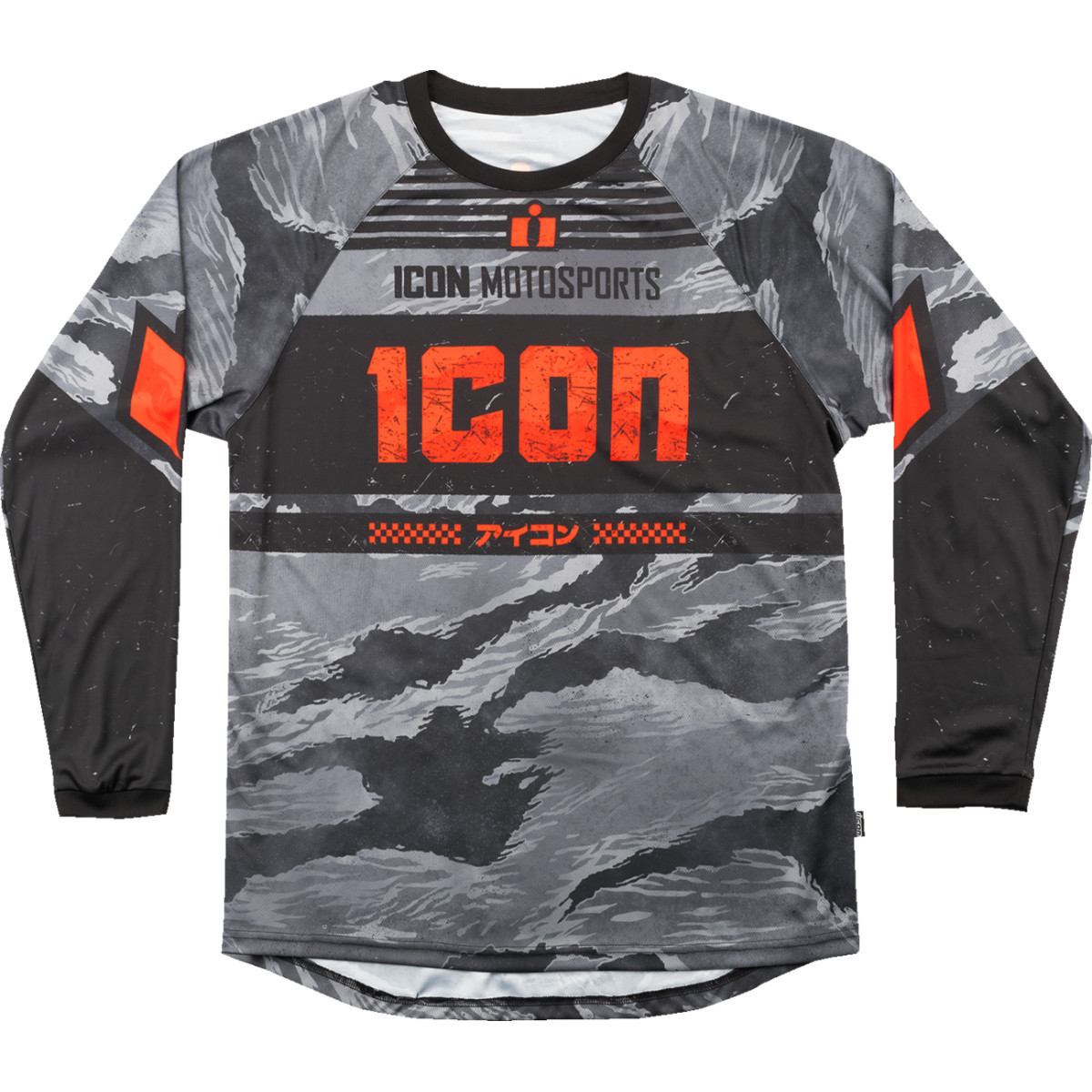 Icon - Tiger’s Blood Jersey - Gray Camo - Medium
