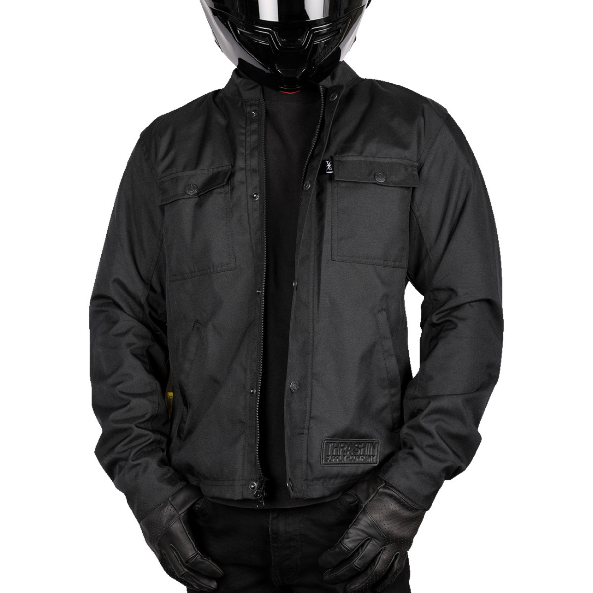 Thrashin Supply CO. #TMJ-09-10 - Atlas v2 Riding Jacket - Black - Large