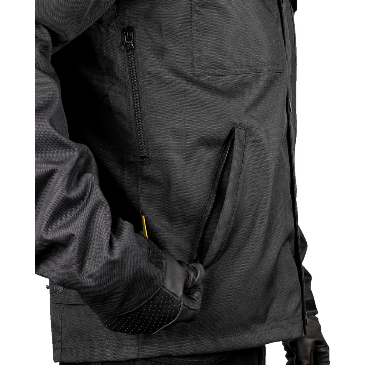 Thrashin Supply CO. #TMJ-09-10 - Atlas v2 Riding Jacket - Black - Large