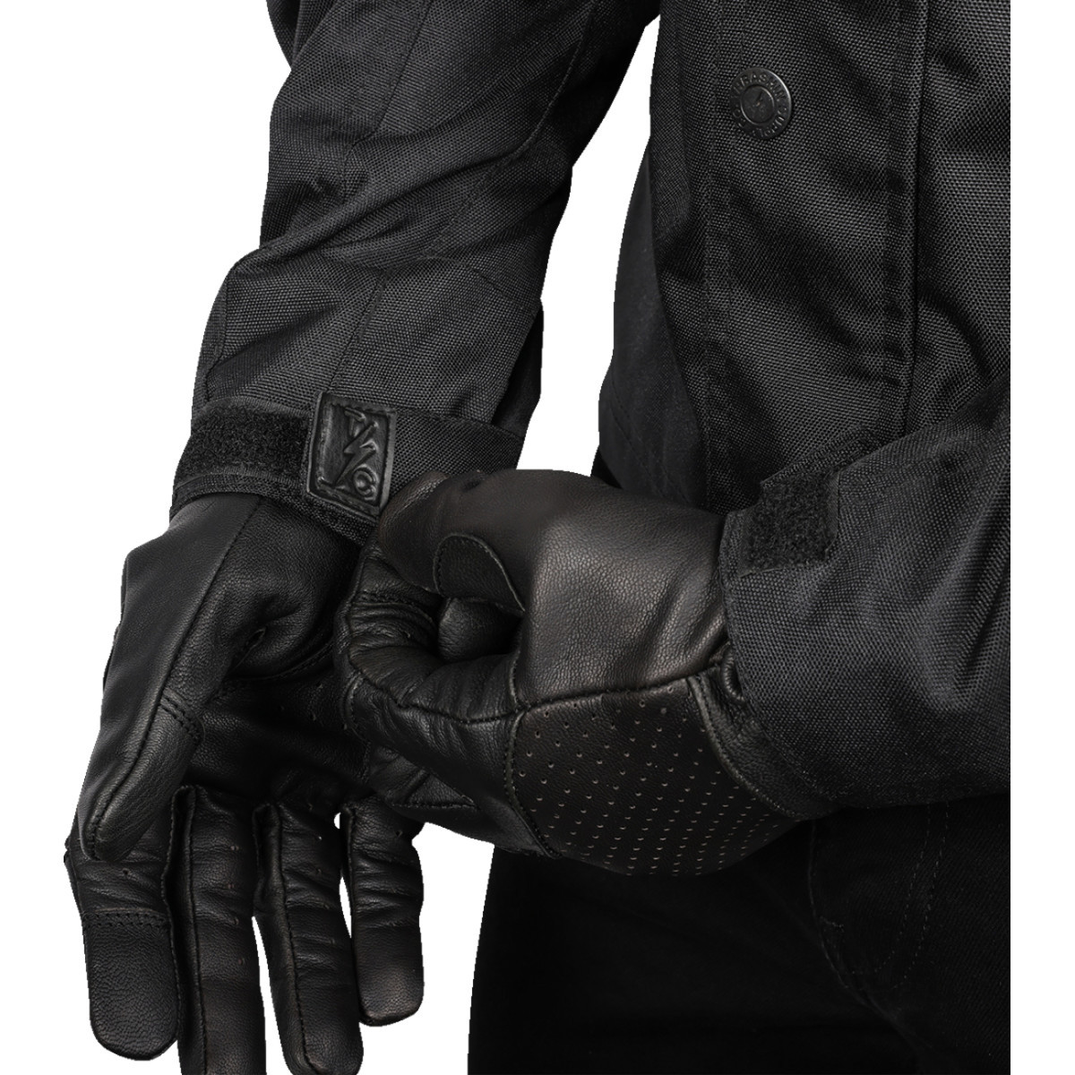 Thrashin Supply CO. #TMJ-09-11 - Atlas v2 Riding Jacket - Black - XL