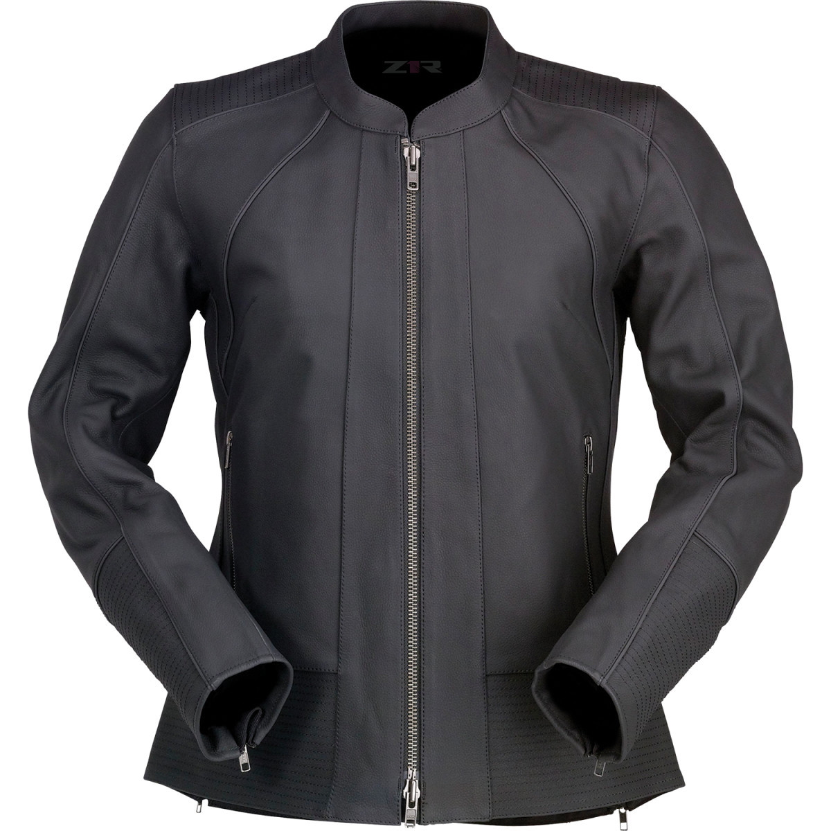 Z1R - Women's Matchlock Leather Jacket - Black - 2W