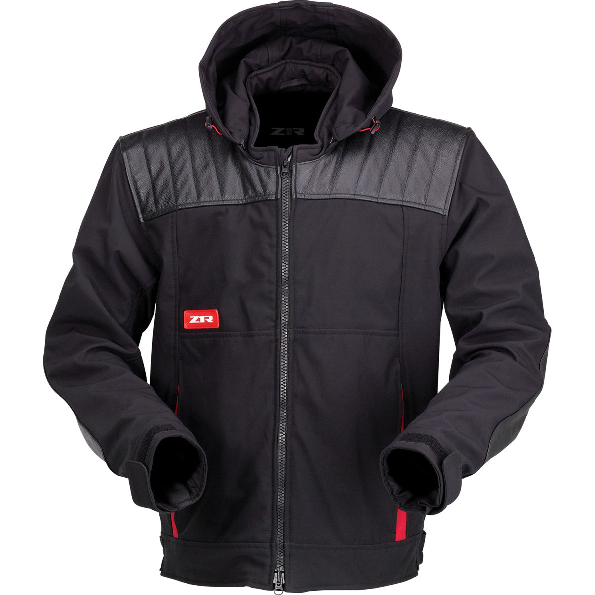 Z1R - Armored Jacket - Black/Red - Large