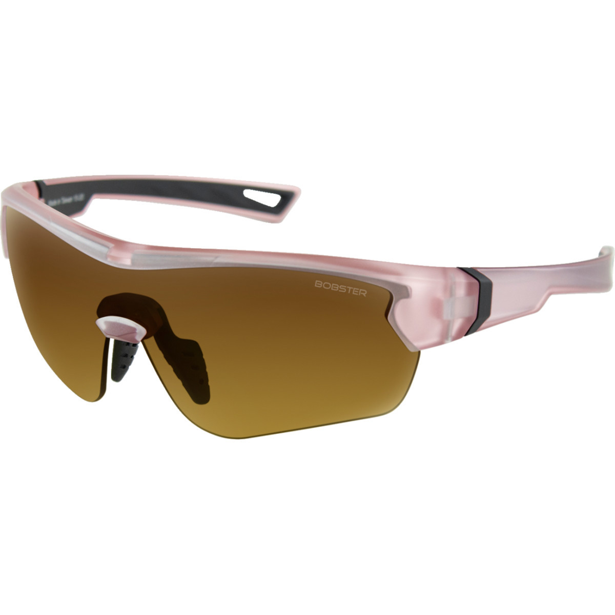 ZAN Headgear #BSTEL103 - Stella Sunglasses - Matte Rose Gold - Brown Gradient Lens
