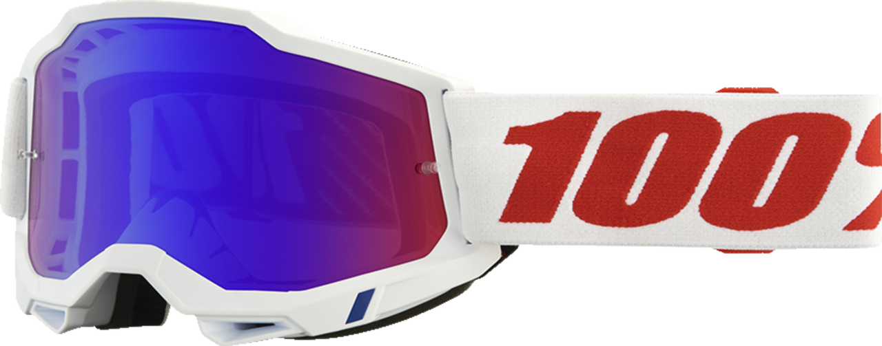 Accuri 2 Goggles - Pure - Red/Blue Mirror - Lutzka's Garage