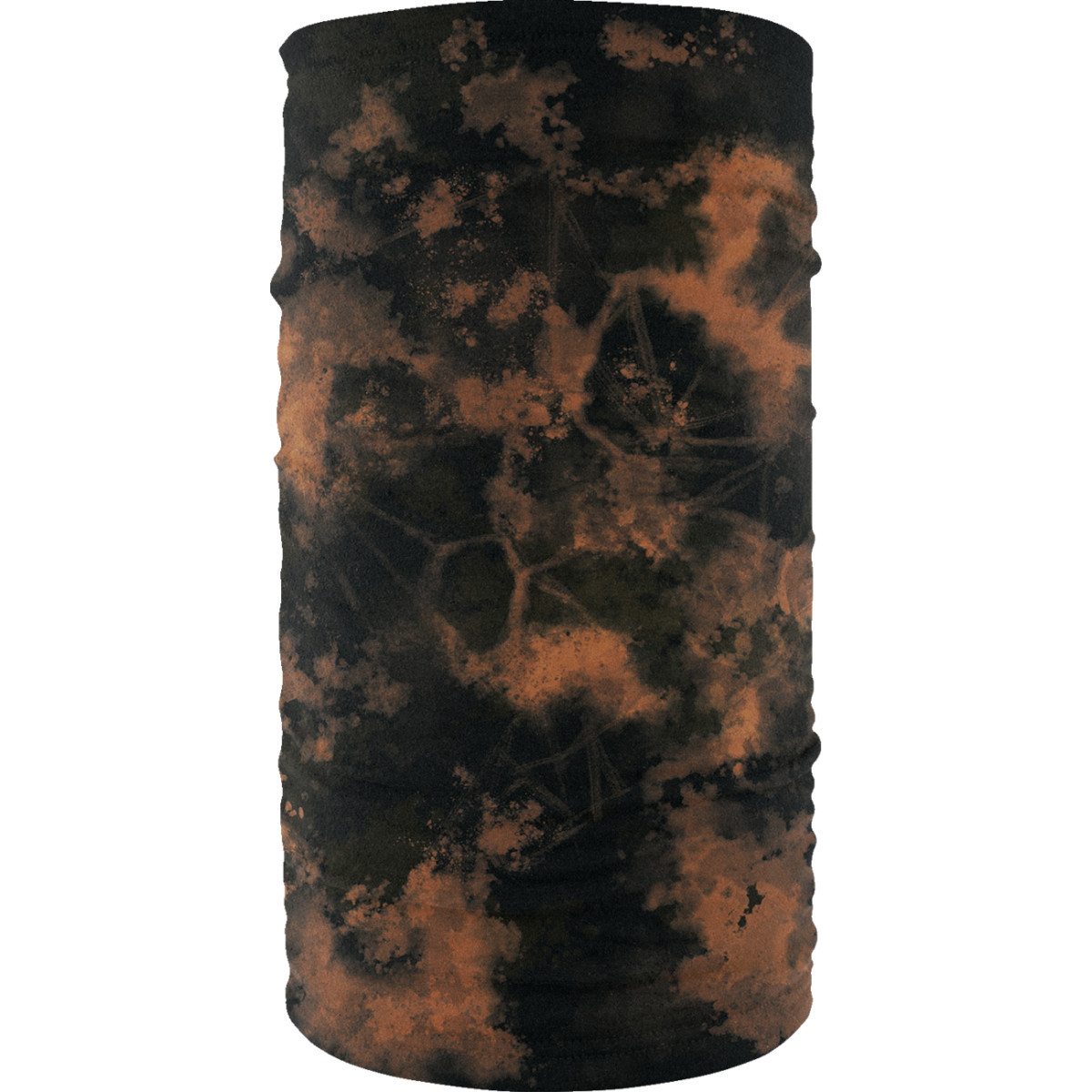 ZAN Headgear #TF774 - Motley Tube® Fleece Lined Greg Lutzka Tube - Tie Dye - Black/Brown