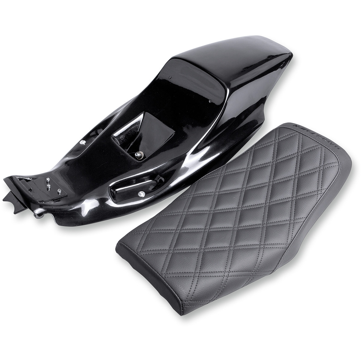 Saddlemen #Z4281 - Eliminator Seat Kit - Lattice Stitched - XL '04-'20
