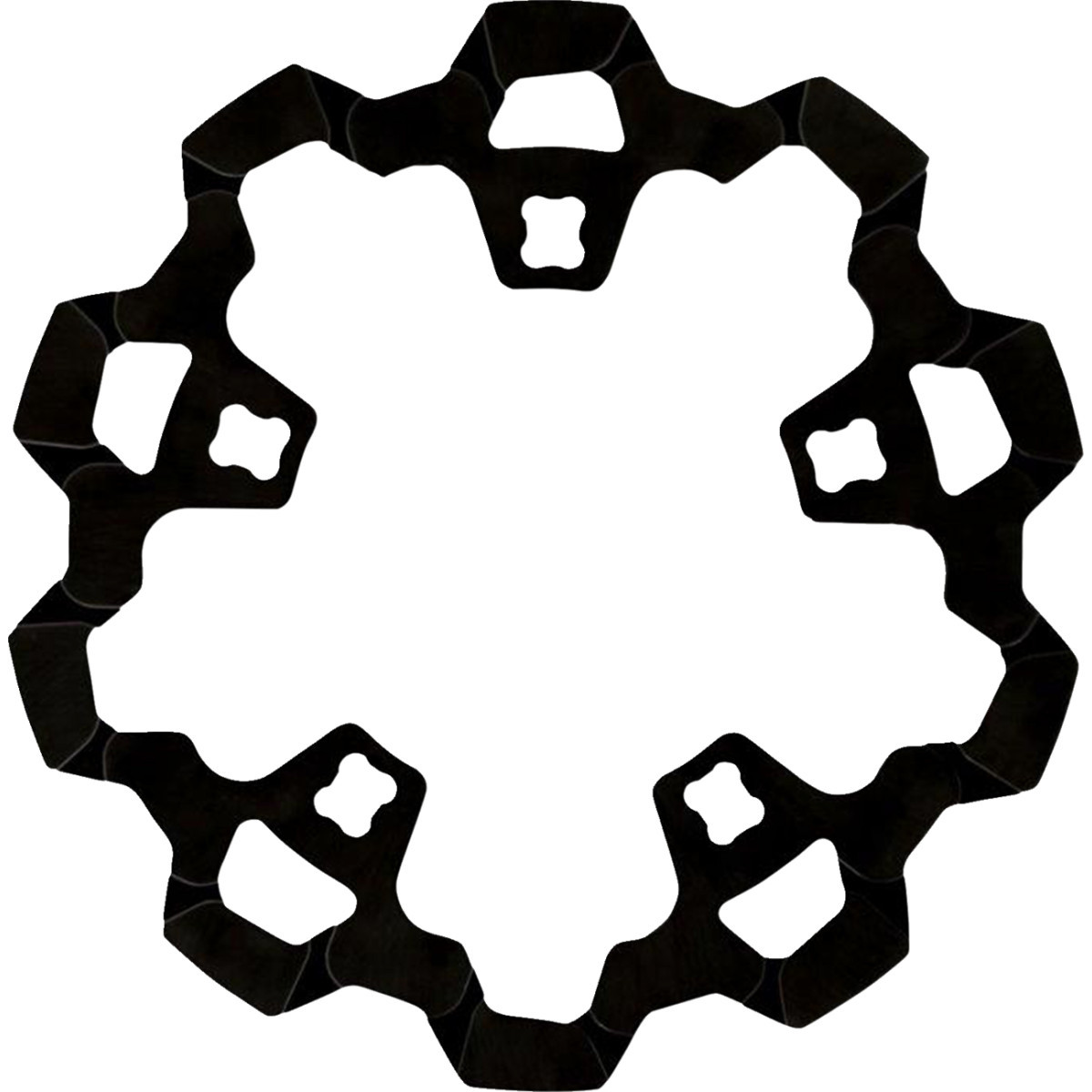 Lyndall Racing Brakes LLC #3-231-2 - Rotor with Gas Slots - Prodigy/Enforcer - Black - 11.8"