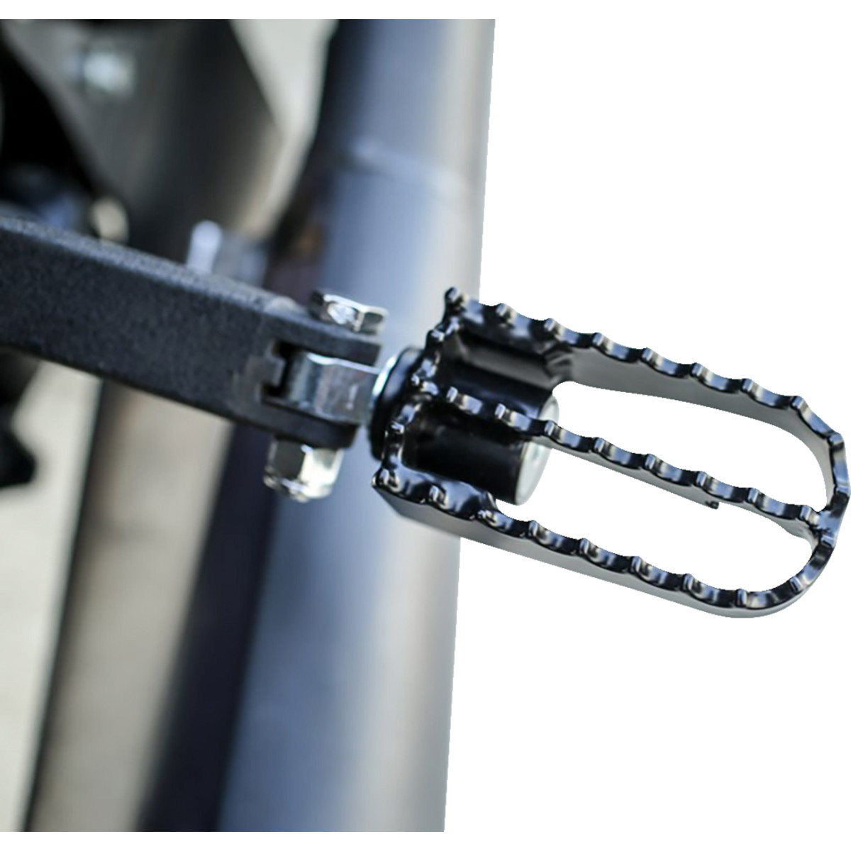 Burly Brand #B13-1010B - MX Mini Foot Pegs - Driver/Passenger - Black