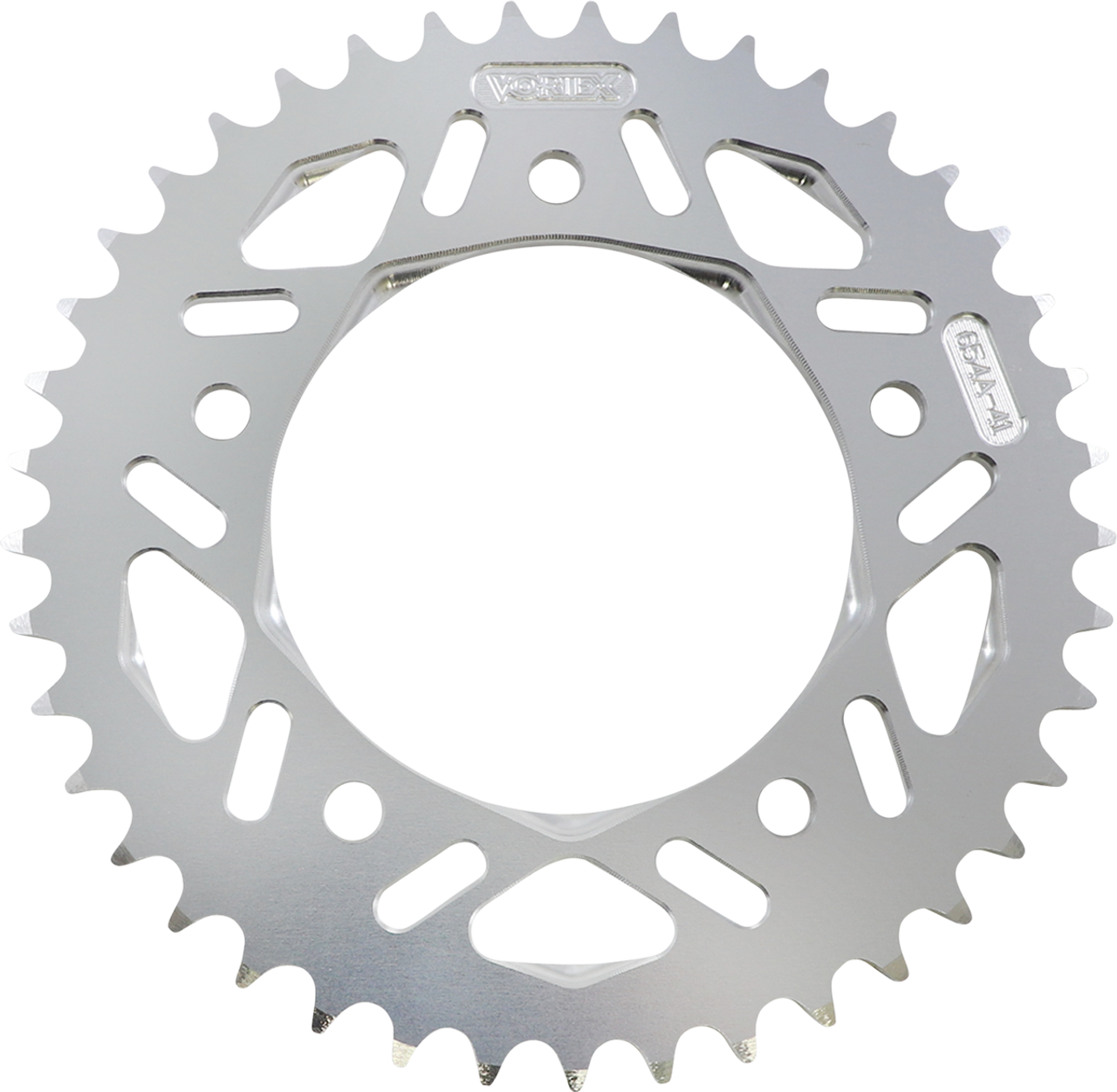 Aluminum Sprocket - Silver - Rear - 41 Tooth - Lutzka's Garage