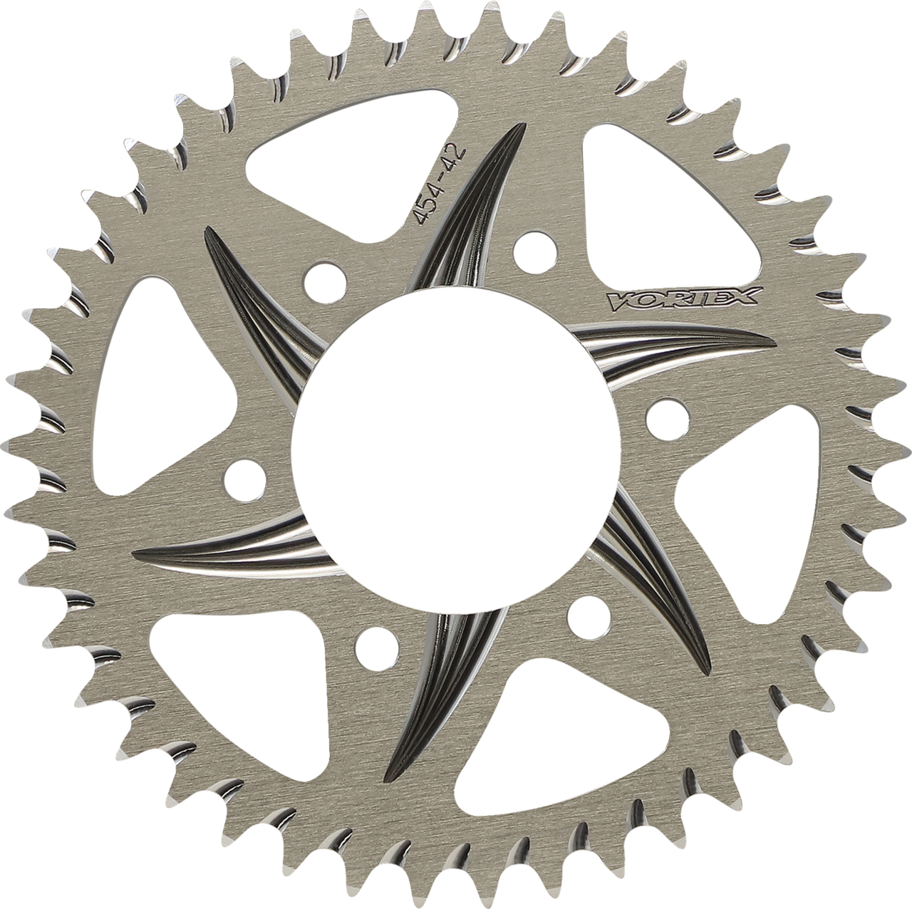 Aluminum Sprocket - Silver - Rear - 42 Tooth - Lutzka's Garage