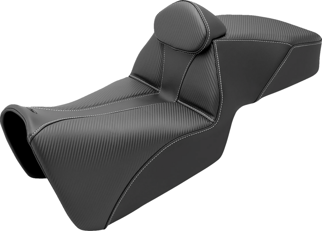 Adventure Tour Seat - w/ Backrest - Black - Pan Am 21-22 - Lutzka's Garage