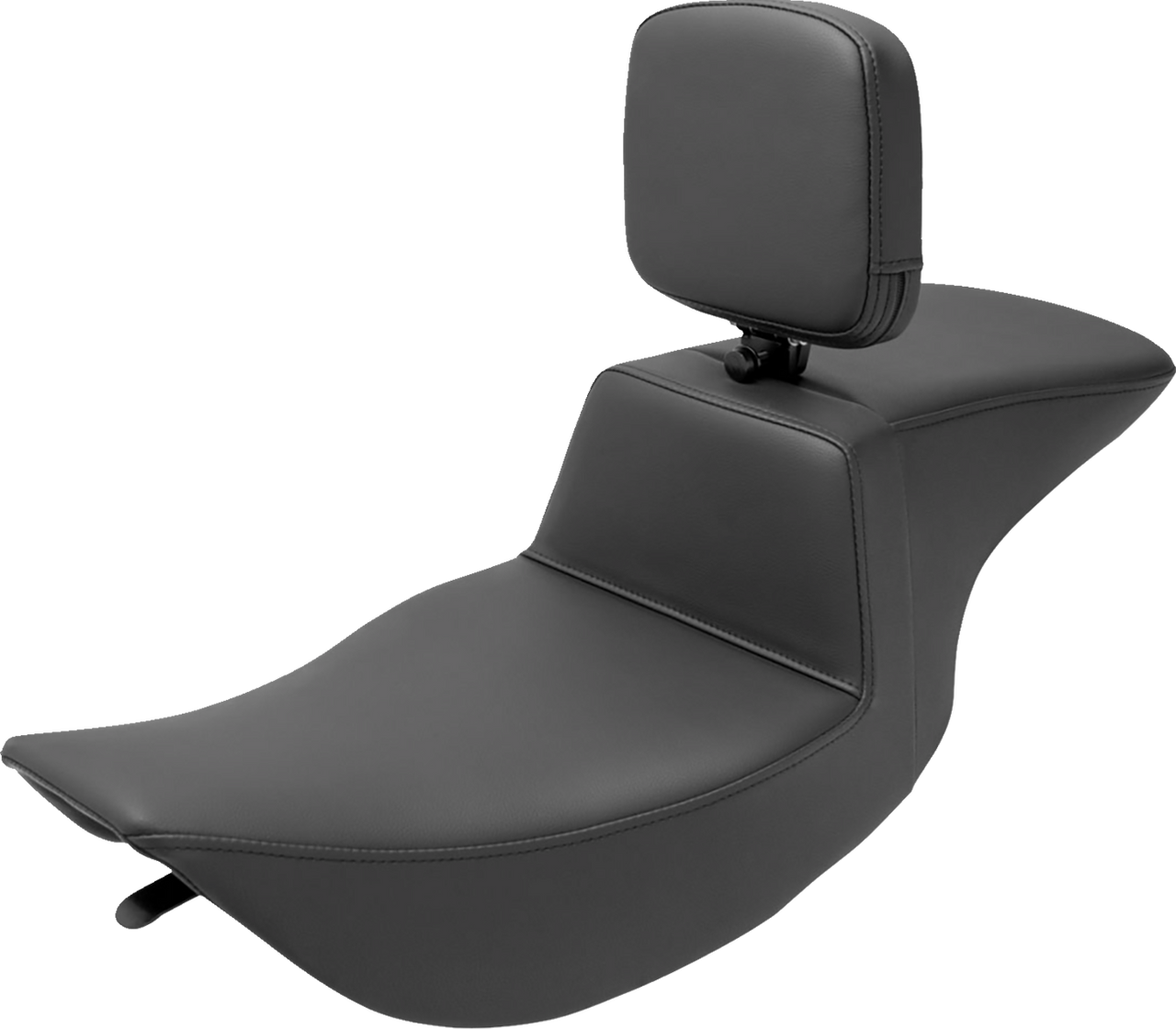 Saddlemen Tour Step-Up Seat - Rider Backrest - Plain - FLHR/FLHX '97-'07