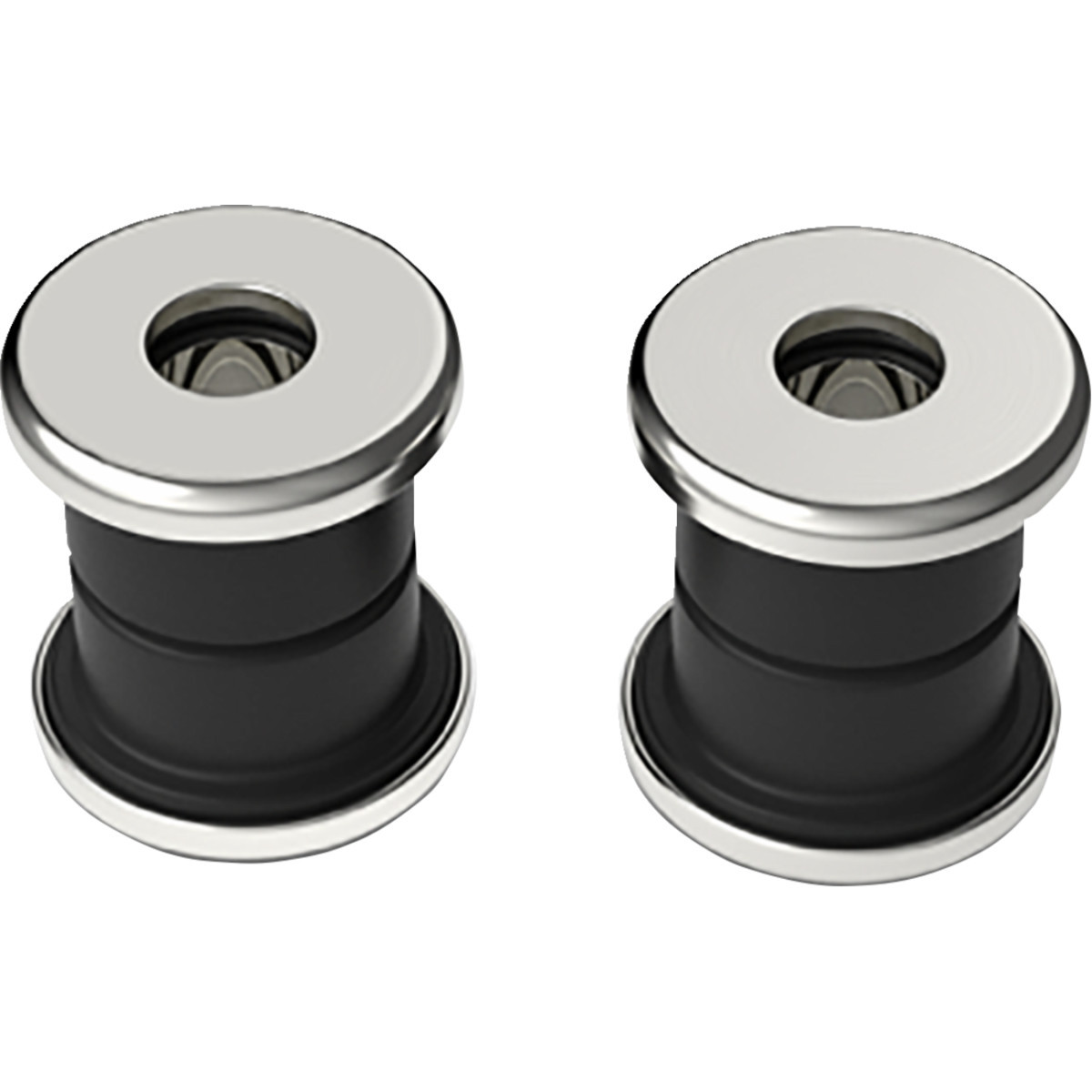 LA Choppers #LA-7400-90 - Riser Bushings - Polyurethane - Polished